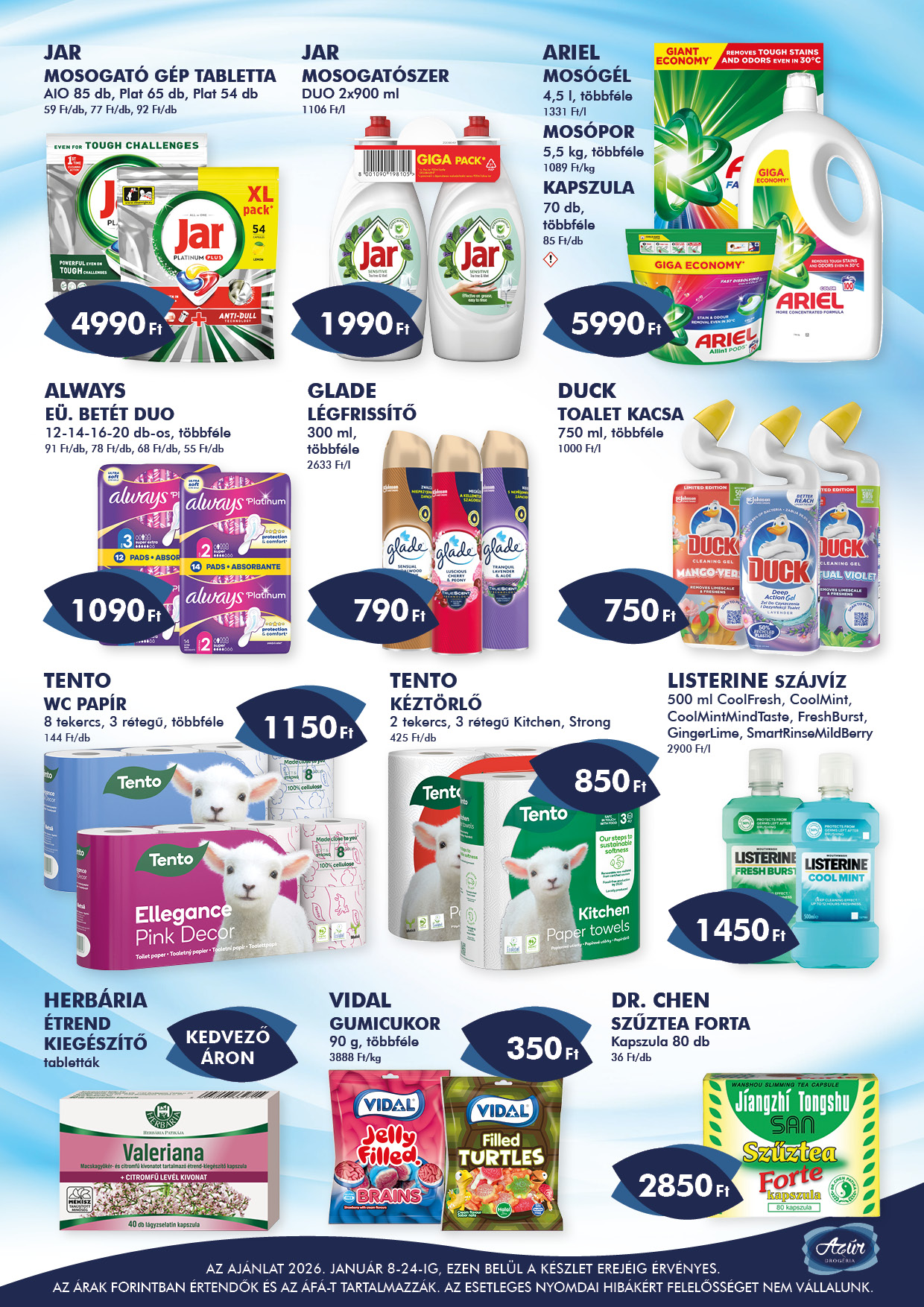 azur - Azúr akciós újság, érvényes 01.08. - 01.24. - page: 3