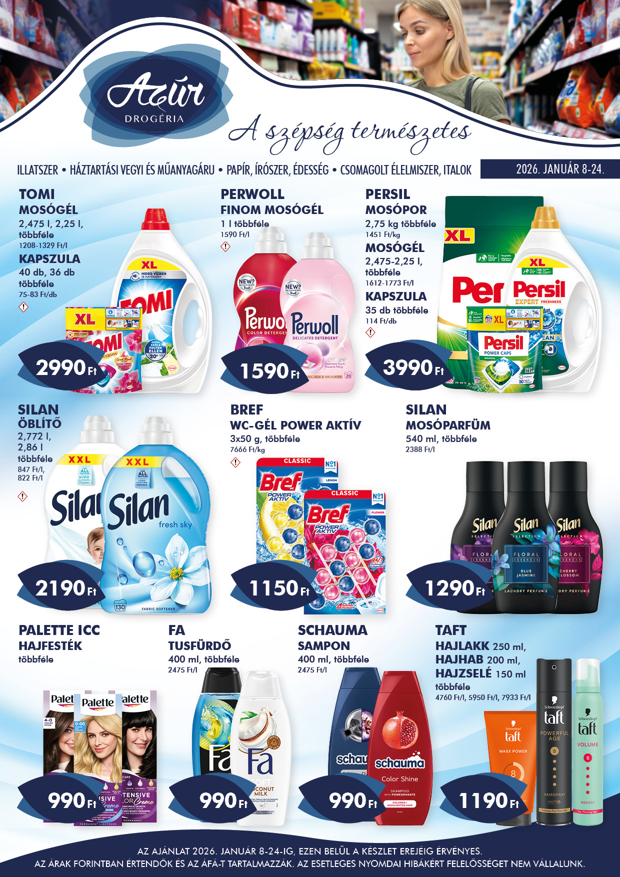 azur - Azúr akciós újság, érvényes 01.08. - 01.24.