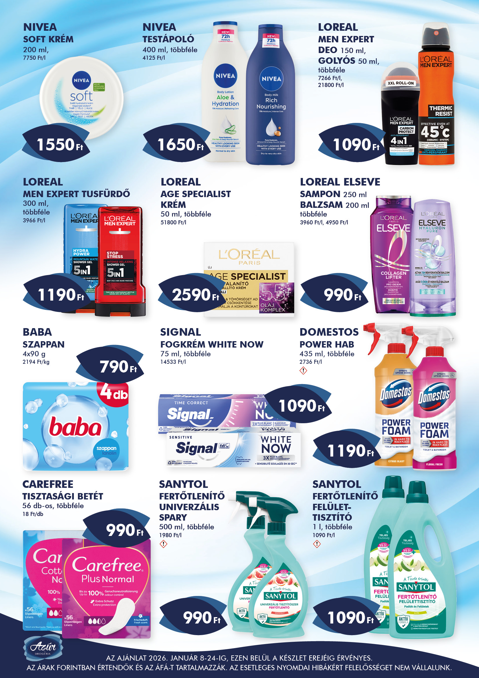 azur - Azúr akciós újság, érvényes 01.08. - 01.24. - page: 2