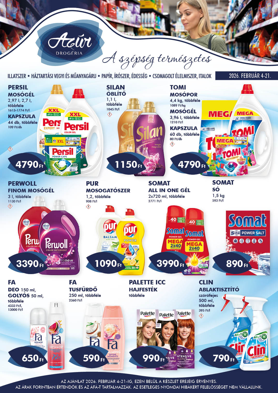 azur - Azúr akciós újság, érvényes 2026.02.04. - 2026.02.21.