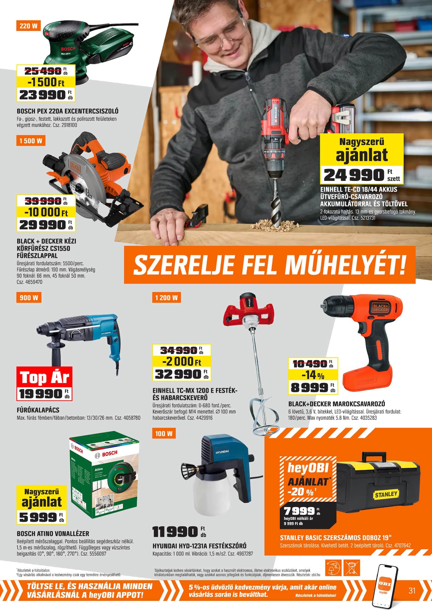 obi - Aktuális OBI szórólap érvényes szerdától 2026.07.01.-től vasárnaptól 2026.08.02.-ig - page: 31