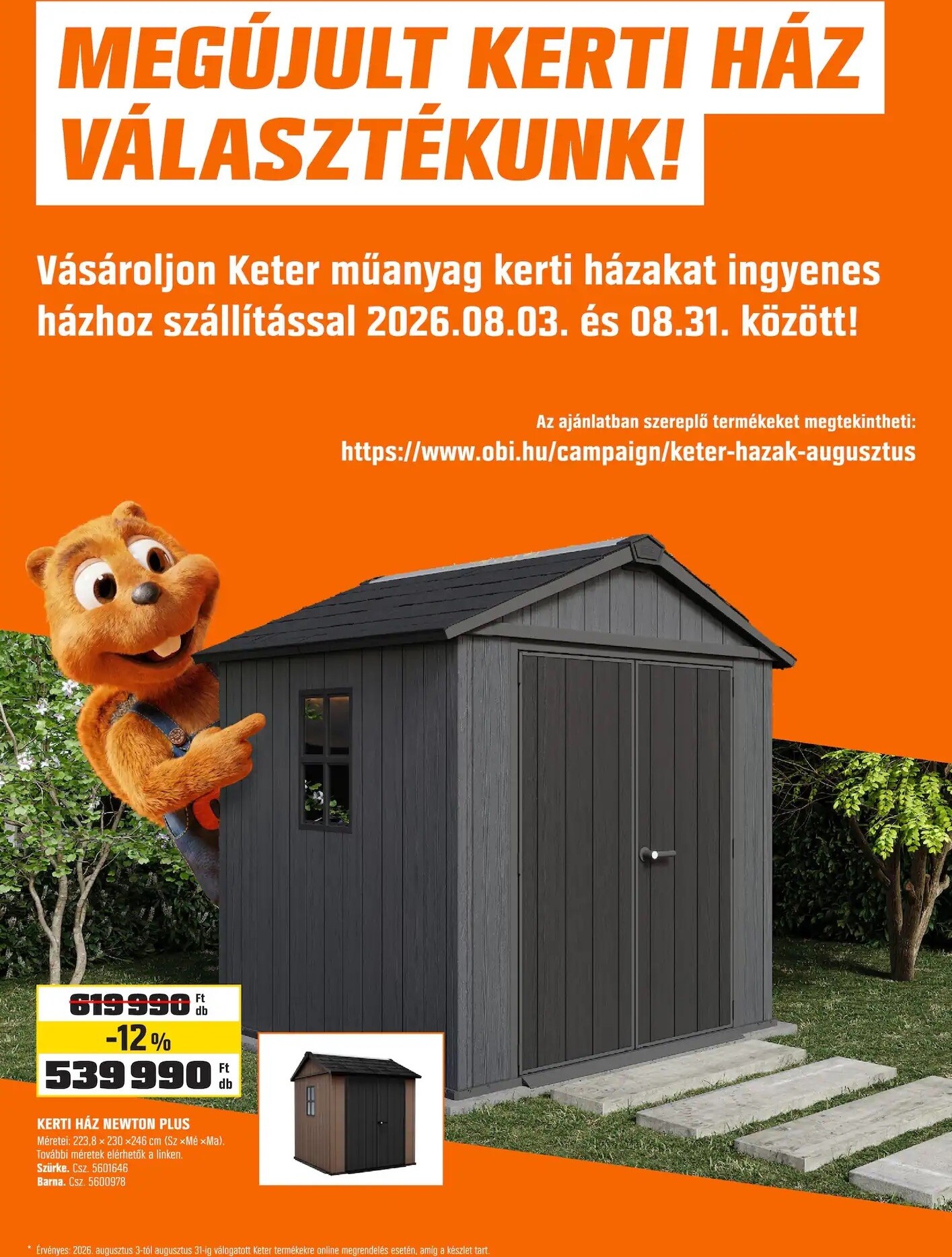 obi - Aktuális OBI szórólap érvényes keddtől 2026.08.04.-től vasárnaptól 2026.08.30.-ig - page: 10