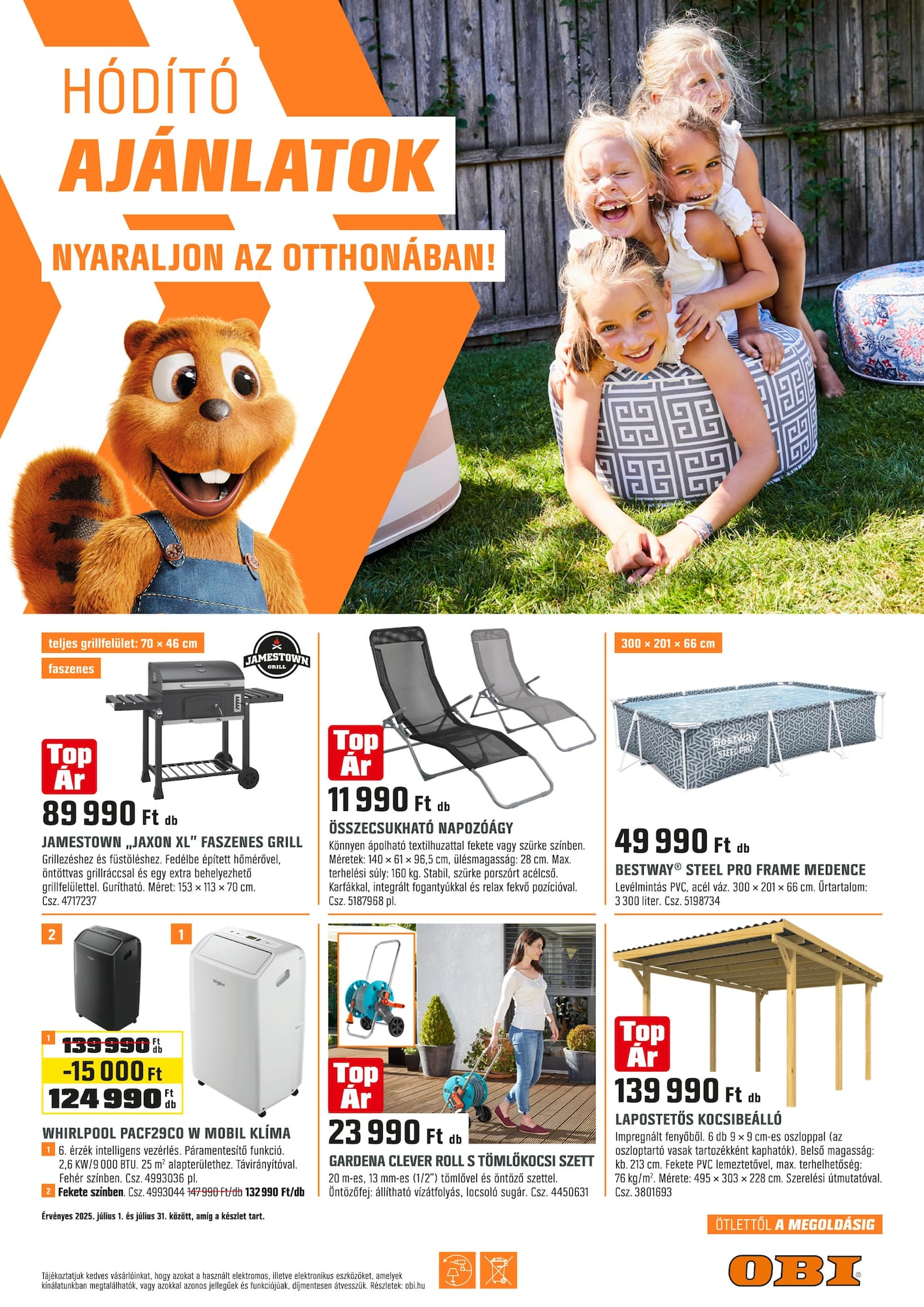 obi - OBI akciós újság, érvényes 07.01. - 07.31.