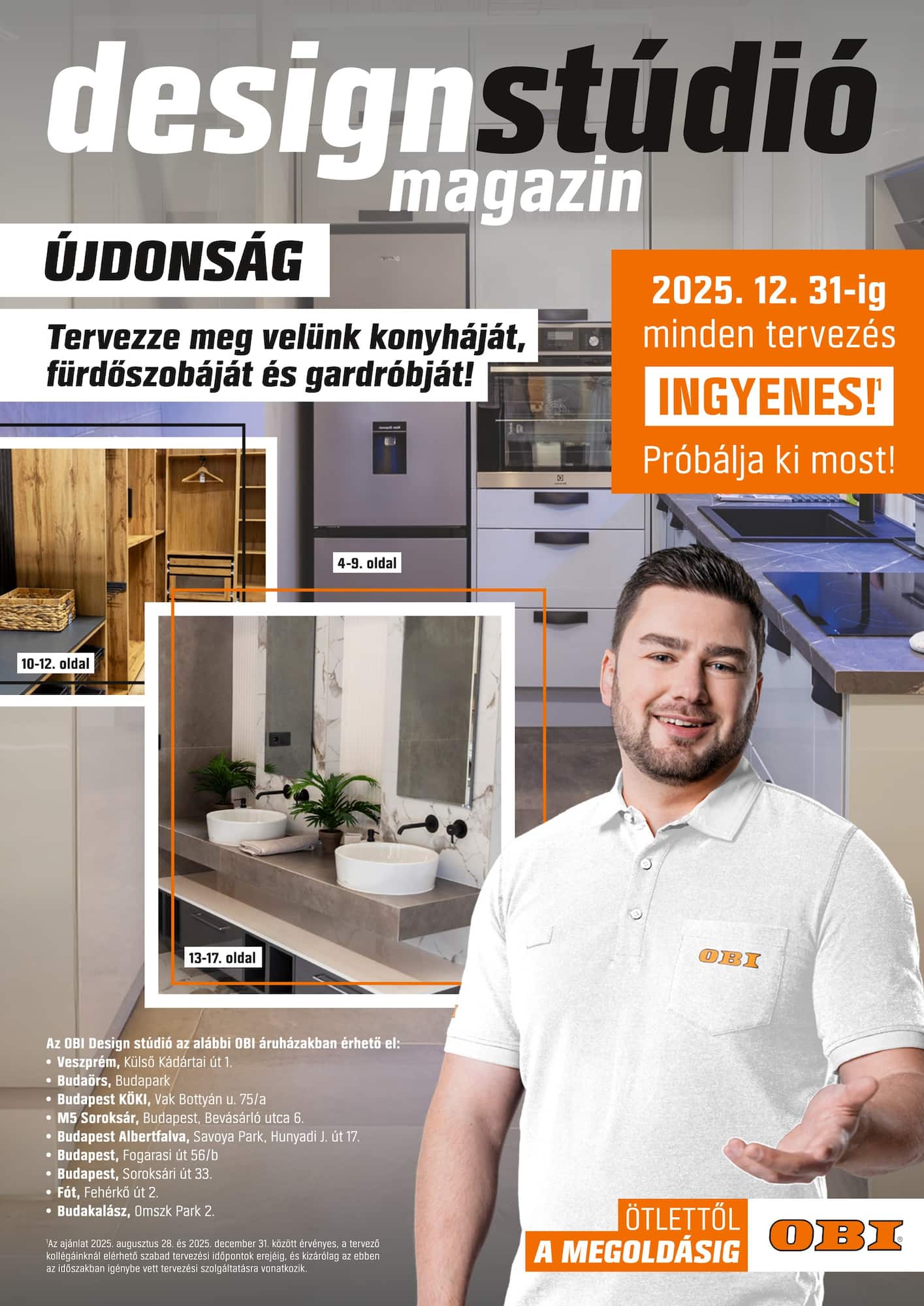 obi - OBI - designstúdió magazin akciós újság, érvényes 09.30. - 12.31.