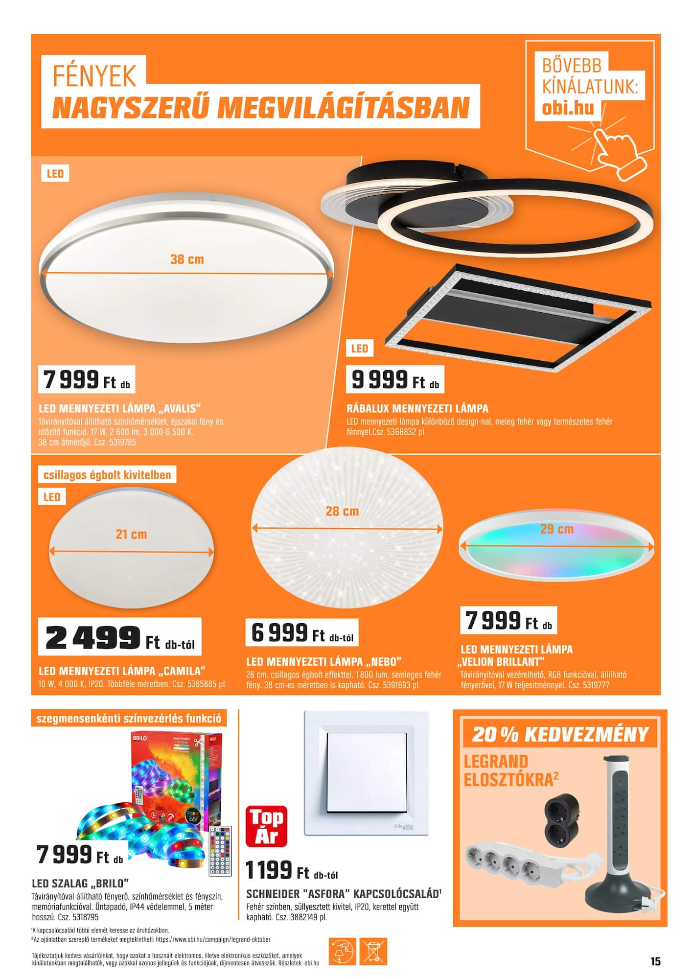 obi - OBI akciós újság, érvényes 10.01. - 11.03. - page: 15