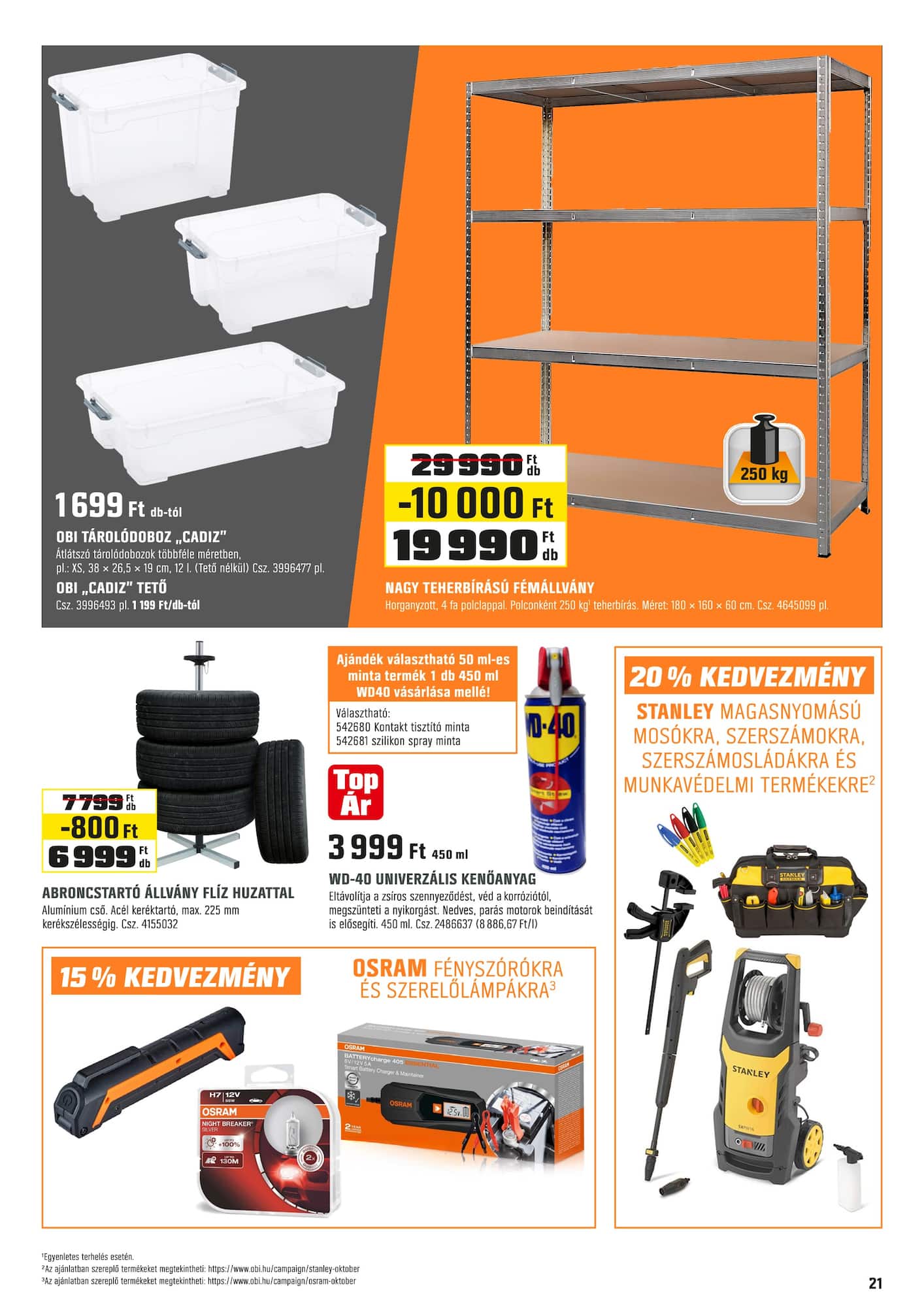 obi - OBI akciós újság, érvényes 10.01. - 11.03. - page: 21