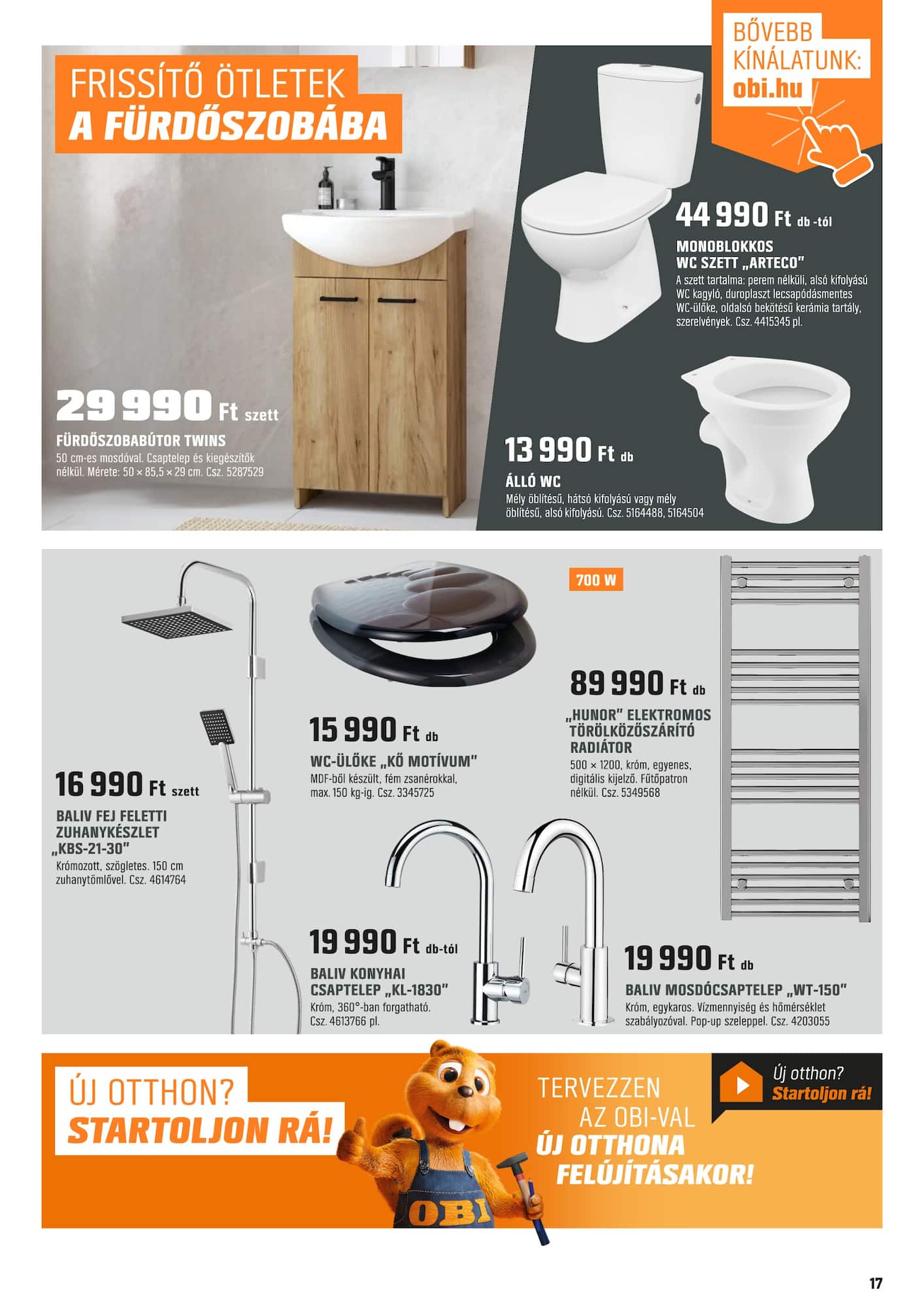 obi - OBI akciós újság, érvényes 10.01. - 11.03. - page: 17