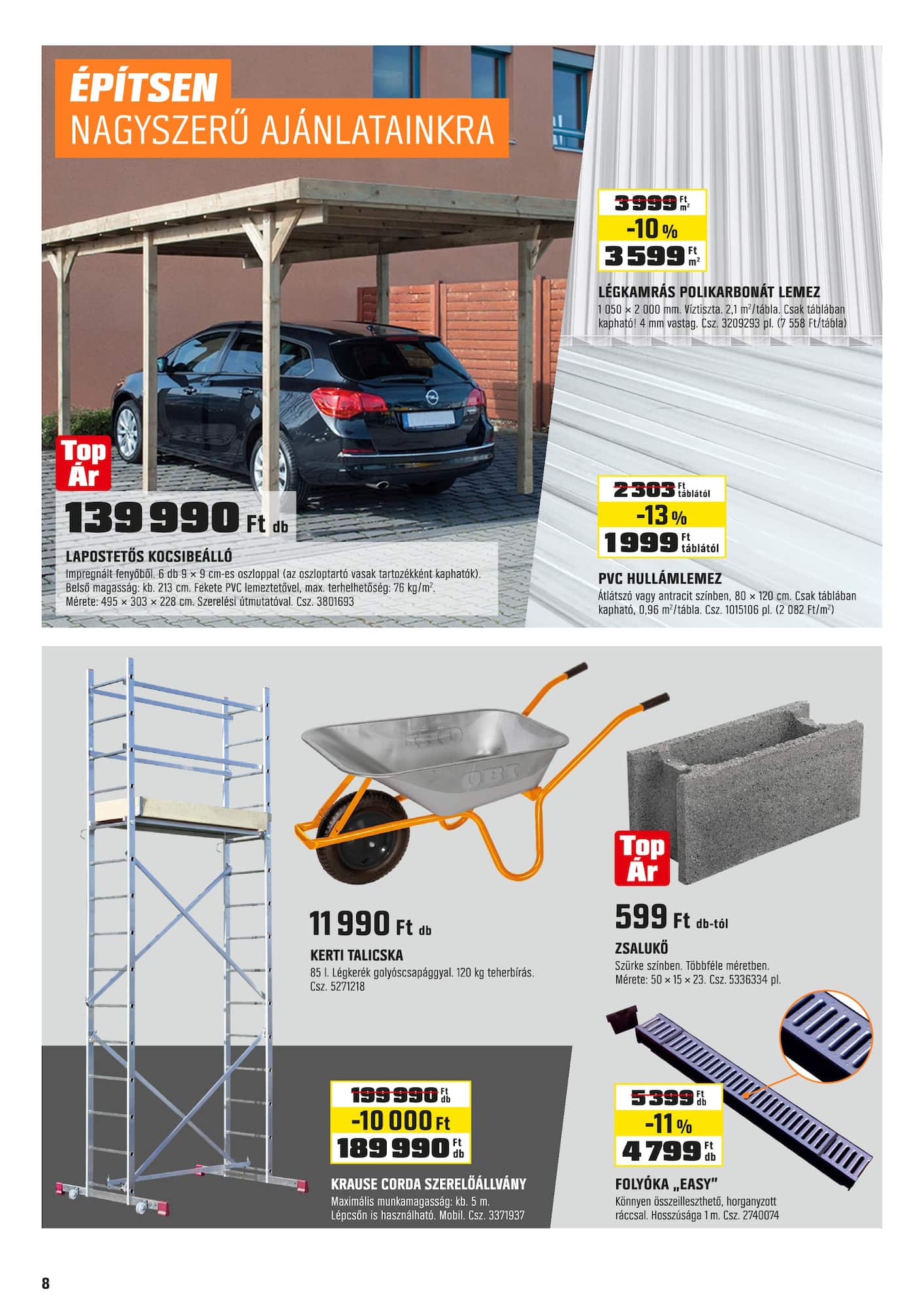 obi - OBI akciós újság, érvényes 10.01. - 11.03. - page: 8