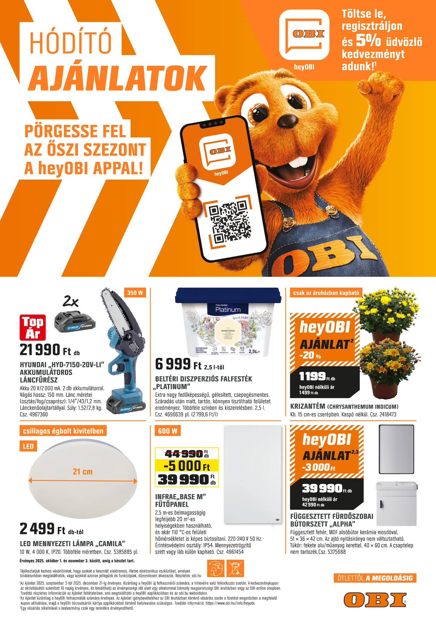 obi - OBI akciós újság, érvényes 10.01. - 11.03.