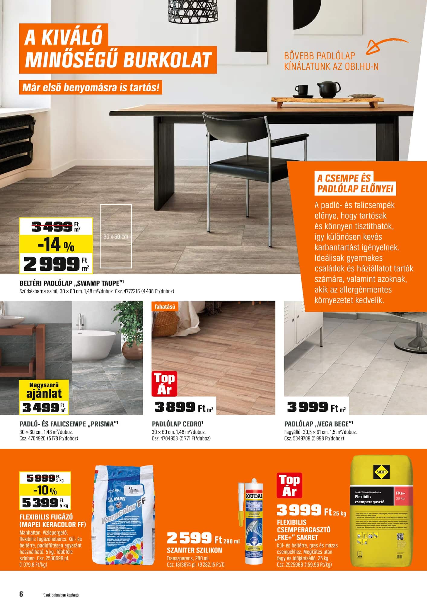 obi - OBI akciós újság, érvényes 12.30. - 02.01. - page: 6