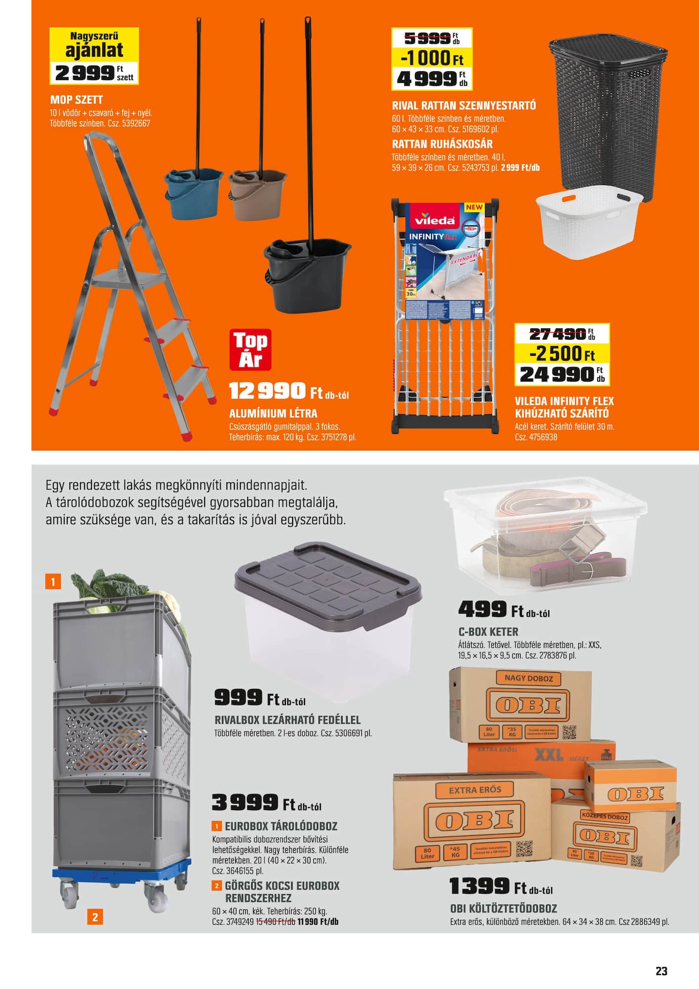 obi - OBI akciós újság, érvényes 12.30. - 02.01. - page: 23
