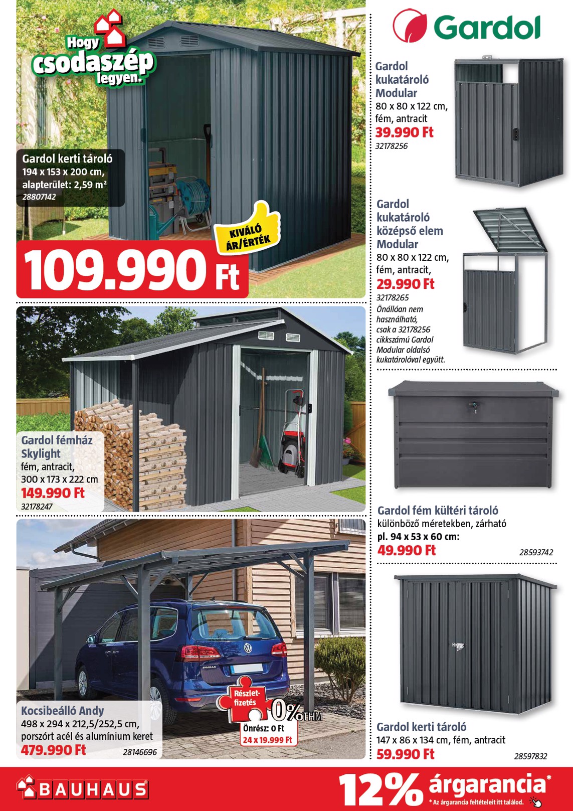 bauhaus - BAUHAUS akciós újság, érvényes 08.07. - 09.02. - page: 12