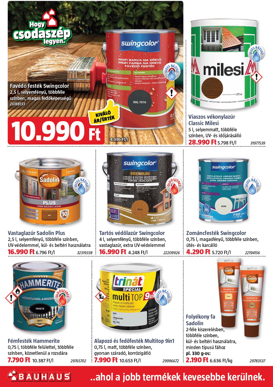 bauhaus - BAUHAUS akciós újság, érvényes 08.07. - 09.02. - page: 14