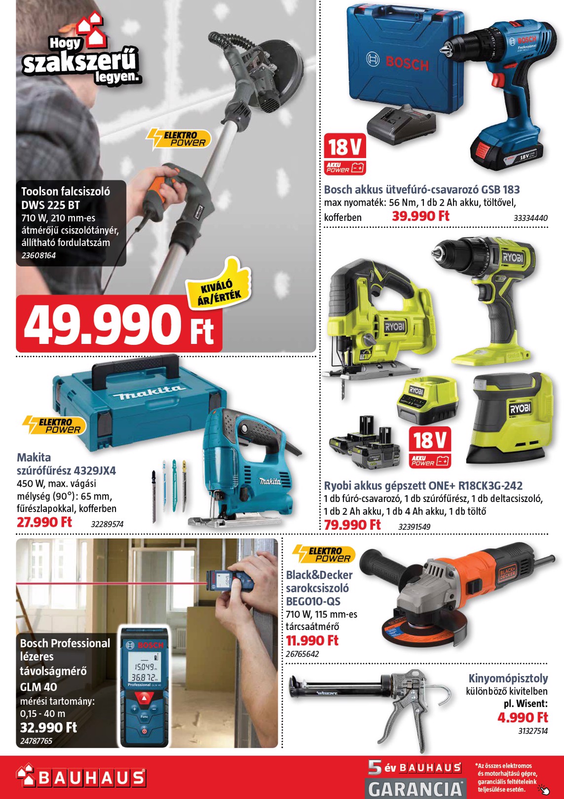 bauhaus - BAUHAUS - Kiemelt ajánlataink akciós újság, érvényes 10.02. - 11.04. - page: 32