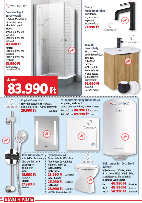 bauhaus - Aktuális BAUHAUS szórólap érvényes keddtől 2026.04.07.-től hétfőtől 2026.04.20.-ig - page: 12