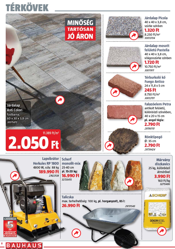 bauhaus - Aktuális BAUHAUS szórólap érvényes keddtől 2026.04.07.-től hétfőtől 2026.04.20.-ig - page: 8