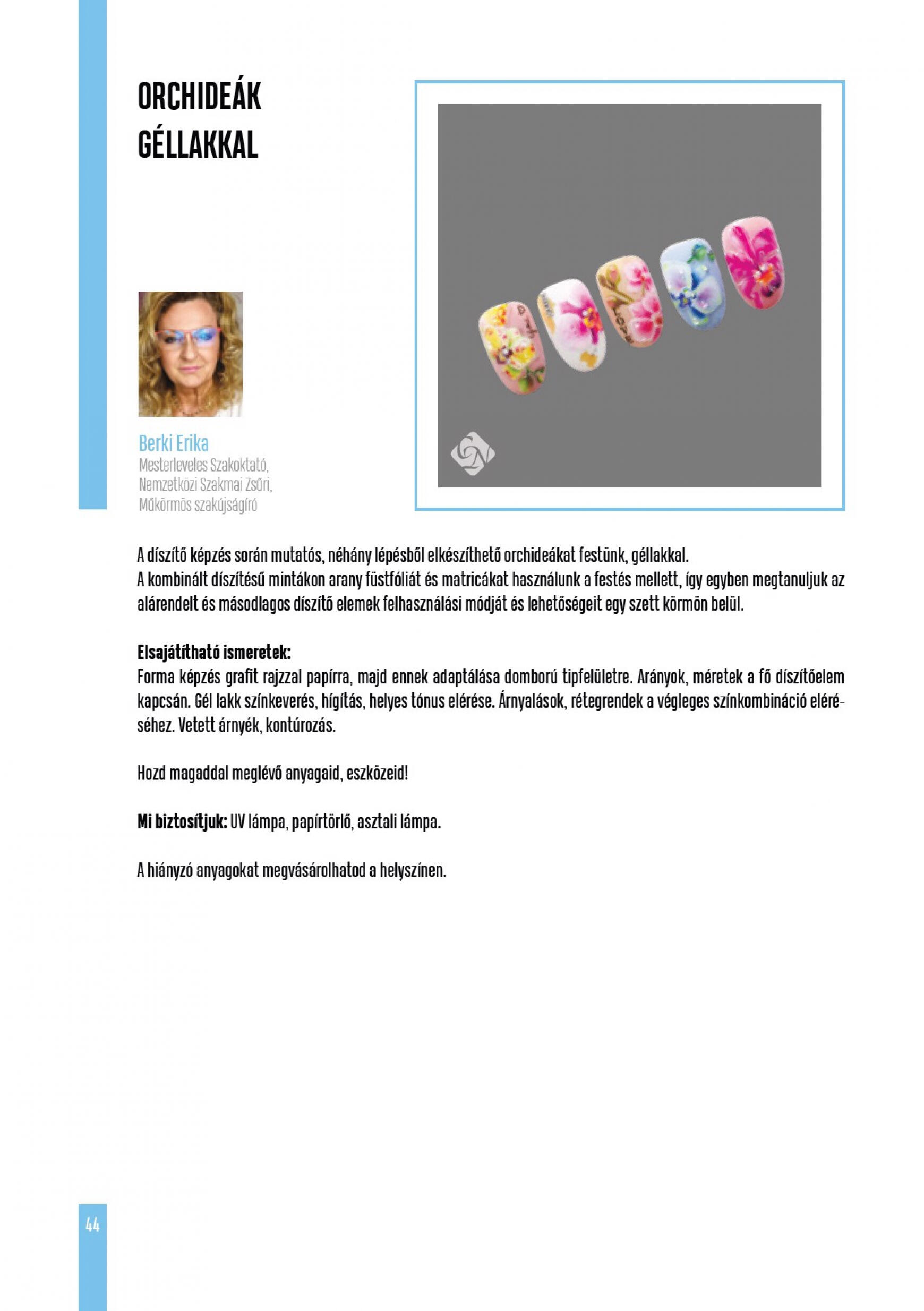 crystal-nails - Crystal Nails Oktatási kézikönyv 2023 nyár - page: 44 crystal-nails - Crystal Nails Oktatási kézikönyv 2023 nyár - page: 44