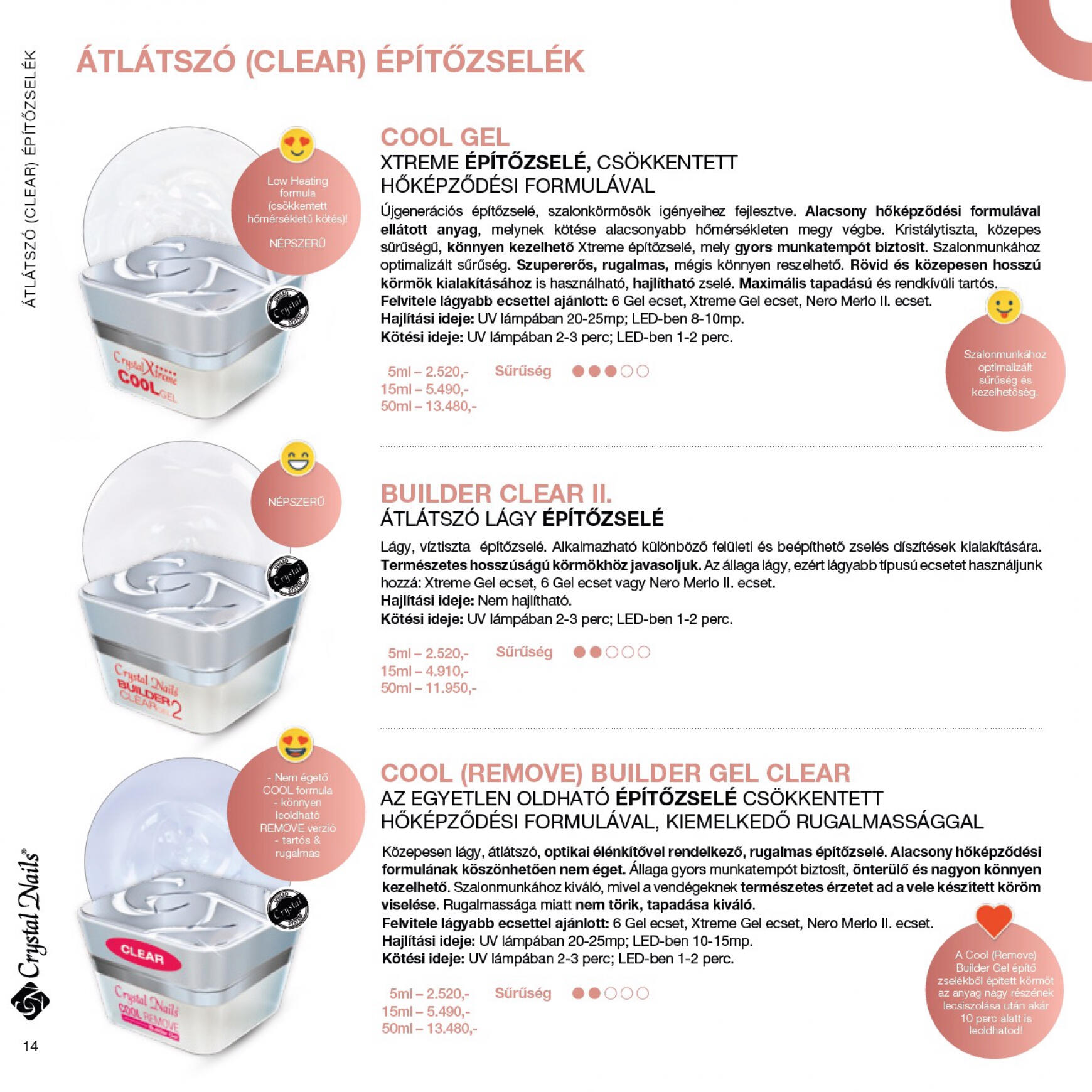 crystal-nails - Crystal Nails 2023/24 Nagykatalógus - page: 14 crystal-nails - Crystal Nails 2023/24 Nagykatalógus - page: 14