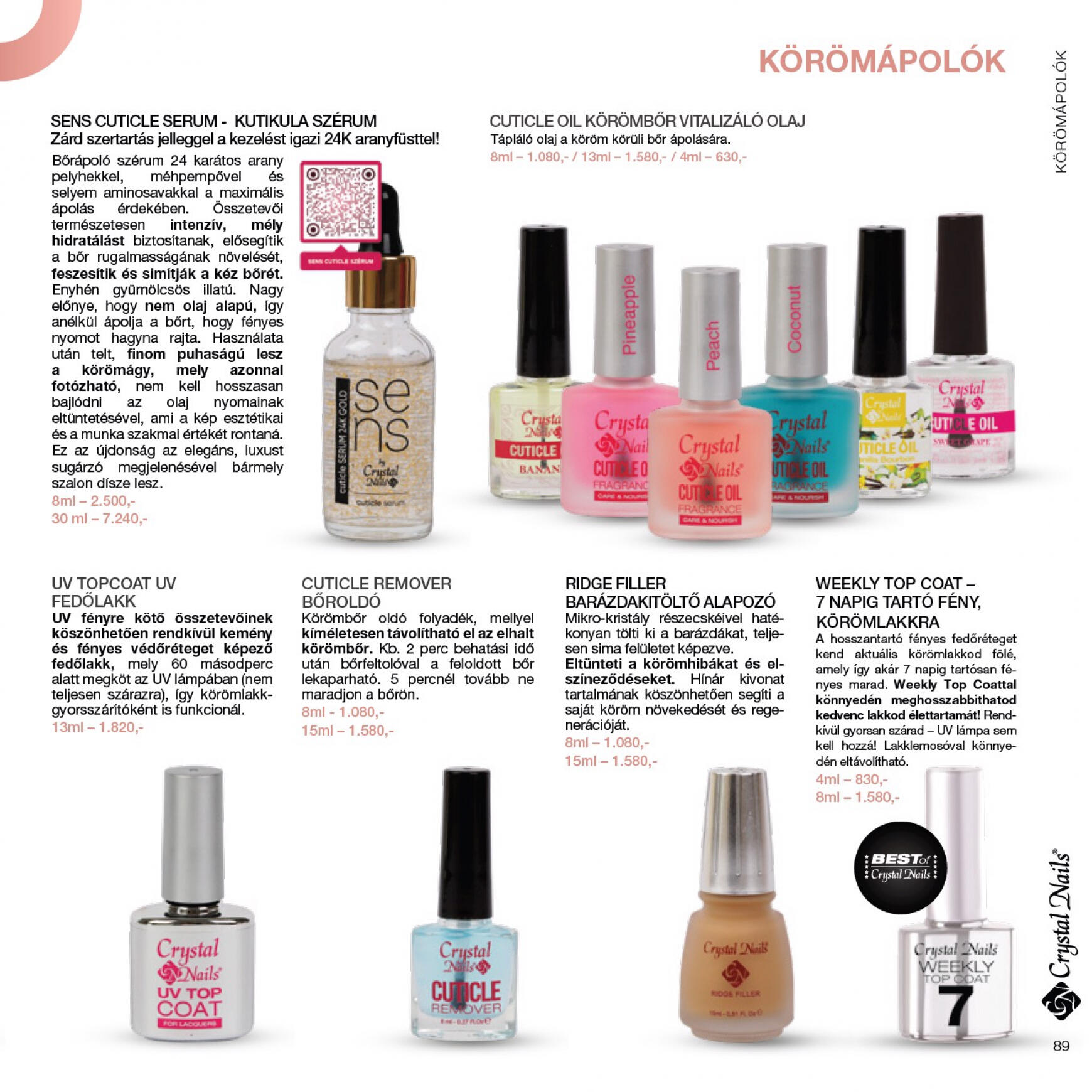 crystal-nails - Crystal Nails 2023/24 Nagykatalógus - page: 89 crystal-nails - Crystal Nails 2023/24 Nagykatalógus - page: 89