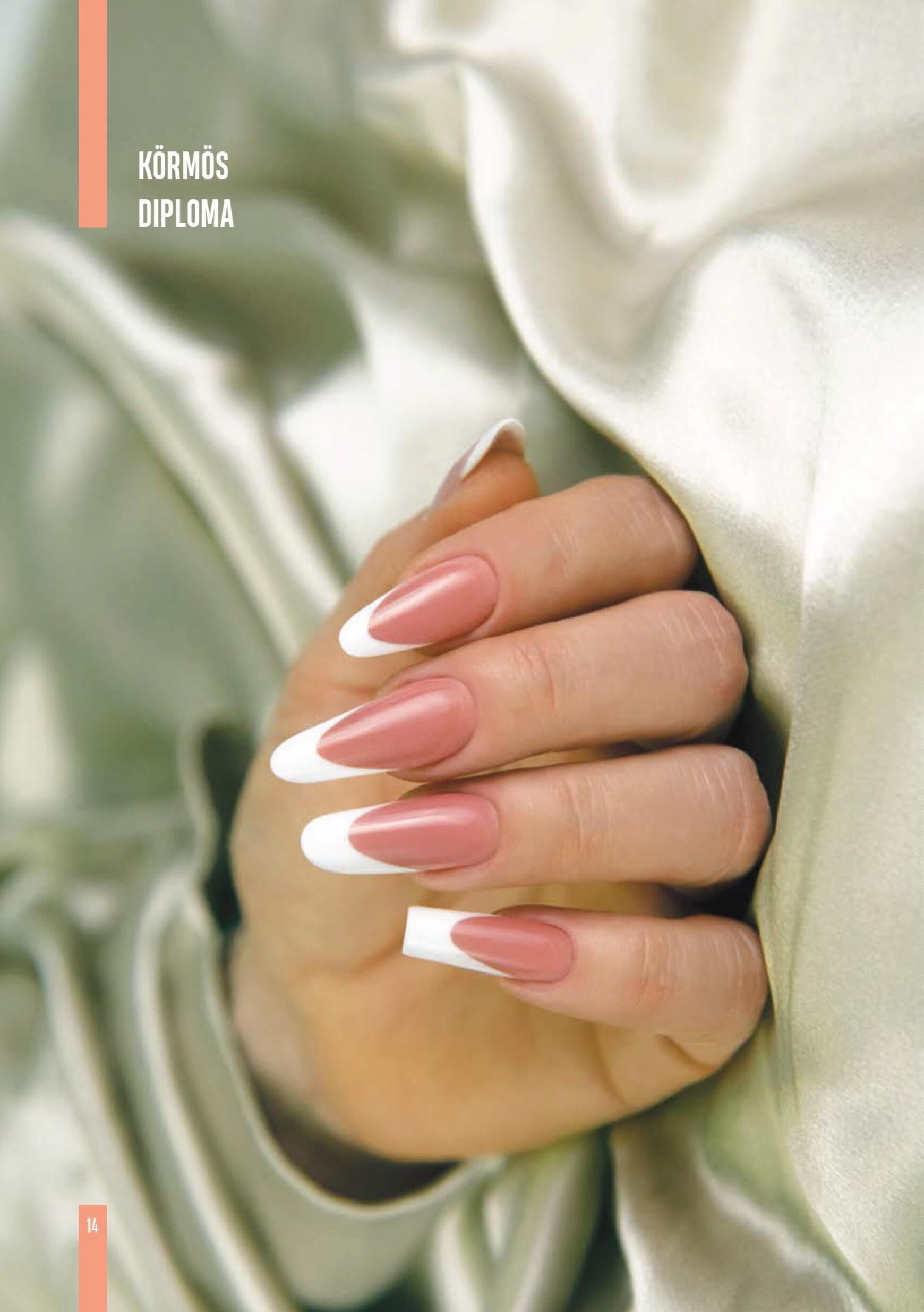 crystal-nails - Crystal Nails - CRYSTAL NAILS OKTATÁSI KÉZIKÖNYV 2023/24 TÉL dátumtól érvényes 2024.01.01. - page: 14 crystal-nails - Crystal Nails - CRYSTAL NAILS OKTATÁSI KÉZIKÖNYV 2023/24 TÉL dátumtól érvényes 2024.01.01. - page: 14