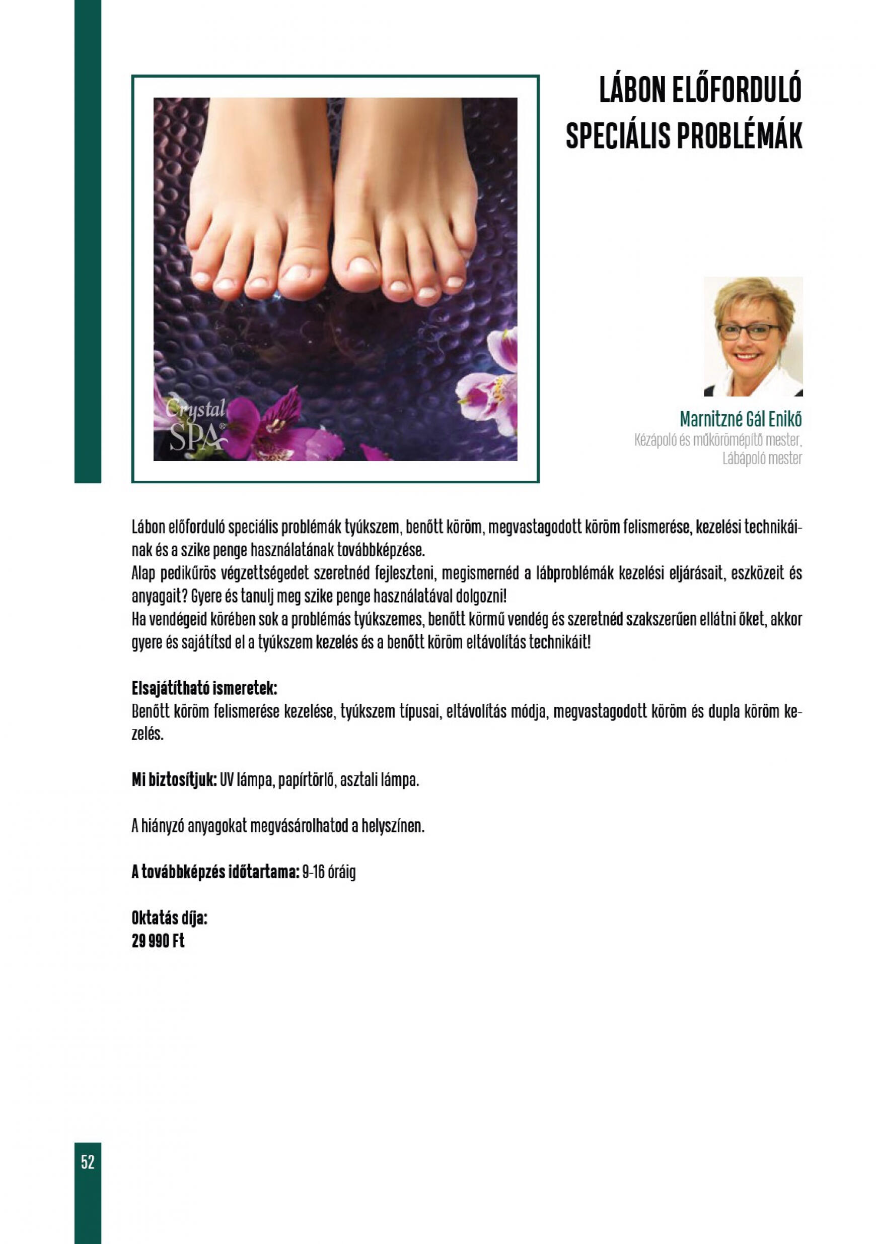 crystal-nails - Crystal Nails - CRYSTAL NAILS OKTATÁSI KÉZIKÖNYV 2023/24 TÉL dátumtól érvényes 2024.01.01. - page: 52 crystal-nails - Crystal Nails - CRYSTAL NAILS OKTATÁSI KÉZIKÖNYV 2023/24 TÉL dátumtól érvényes 2024.01.01. - page: 52