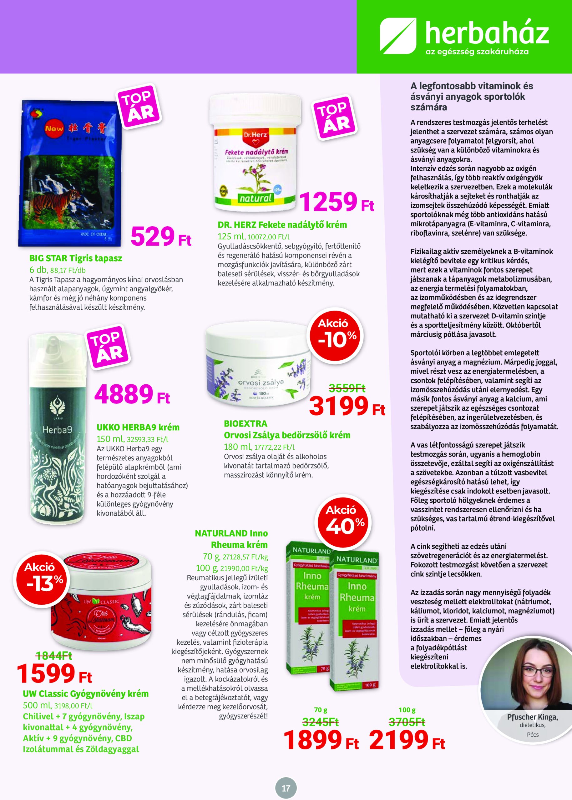 herbahaz - Herbaház akciós újság, érvényes 03.31. - 05.04. - page: 17