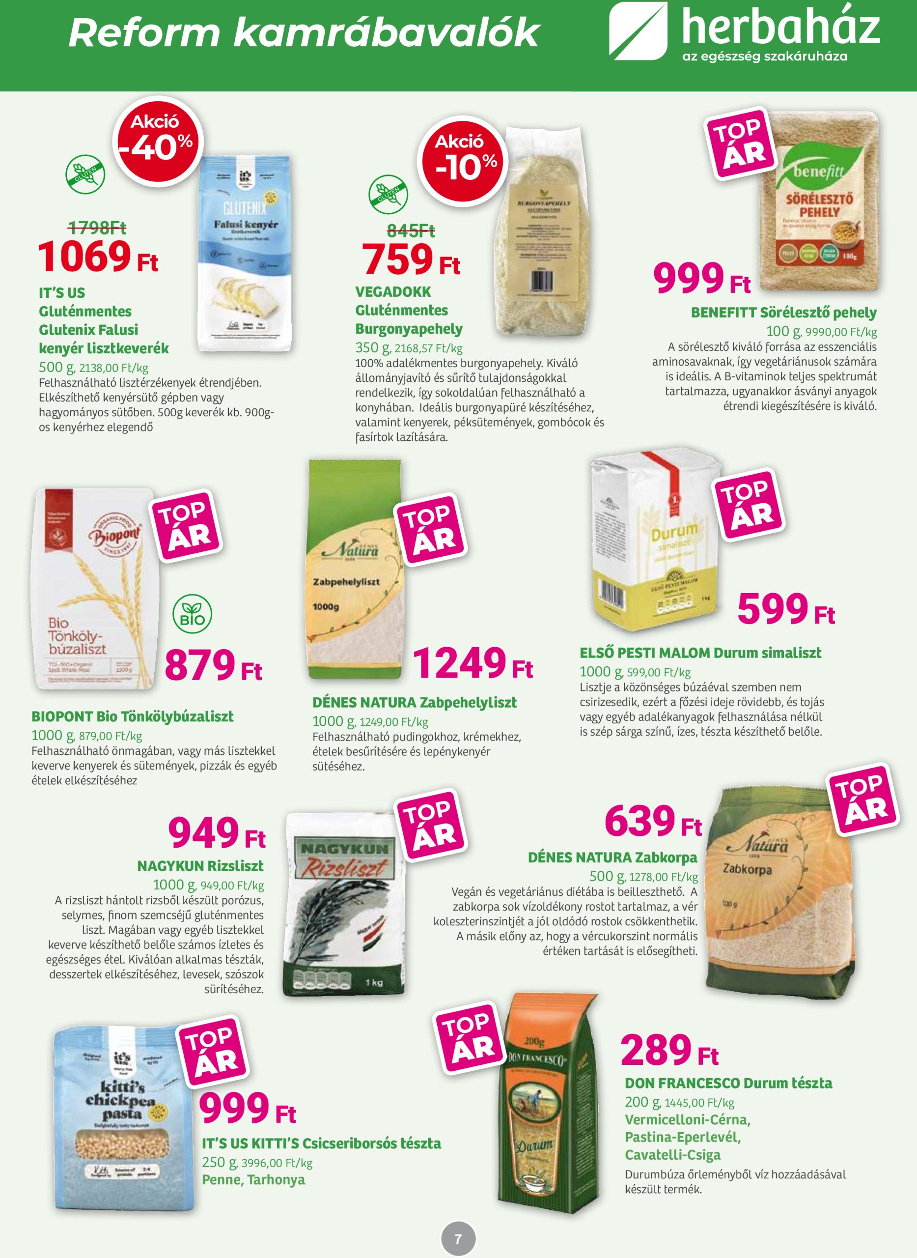 herbahaz - Herbaház akciós újság, érvényes 06.02. - 07.06. - page: 7