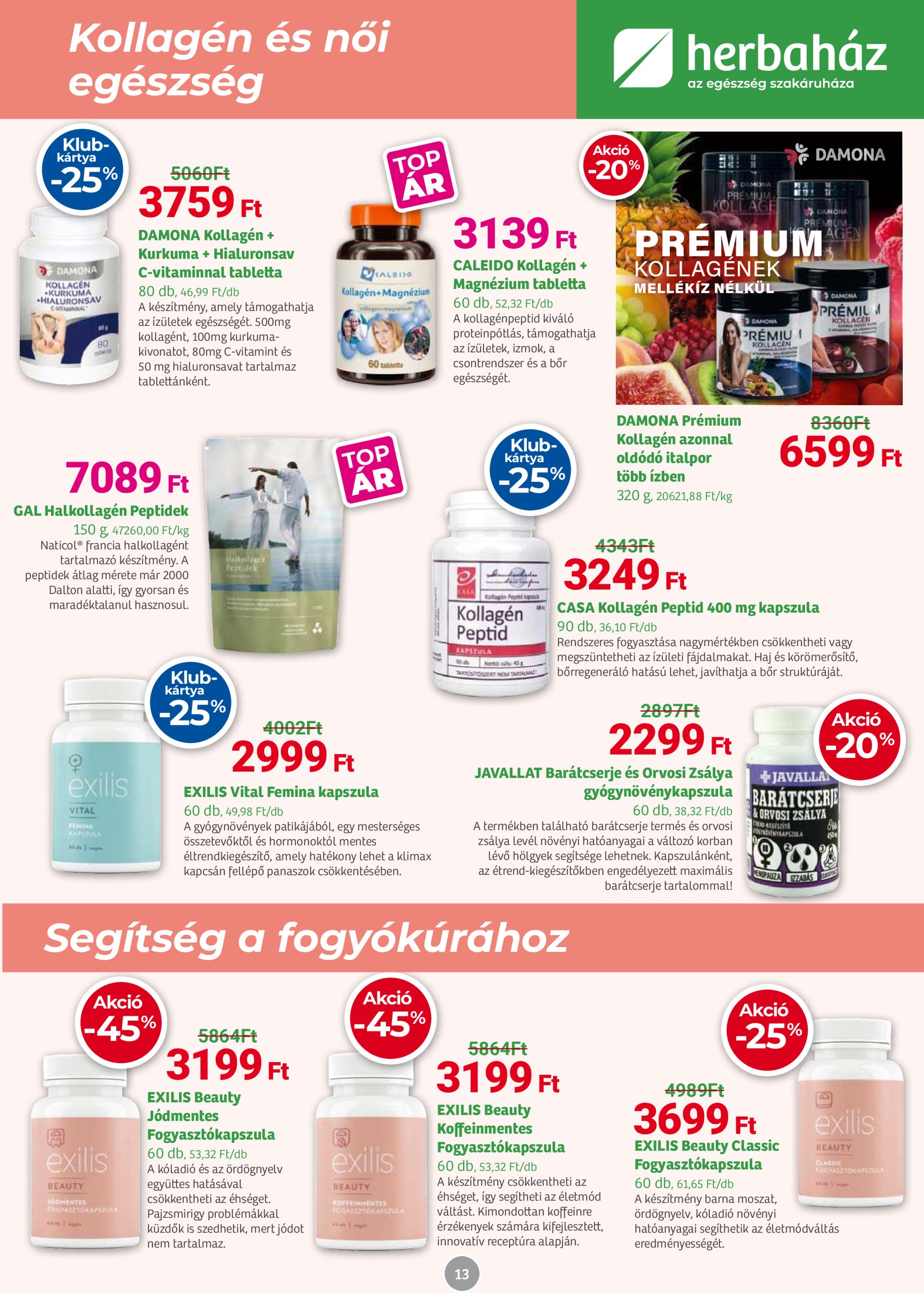 herbahaz - Herbaház akciós újság, érvényes 07.07. - 08.03. - page: 13