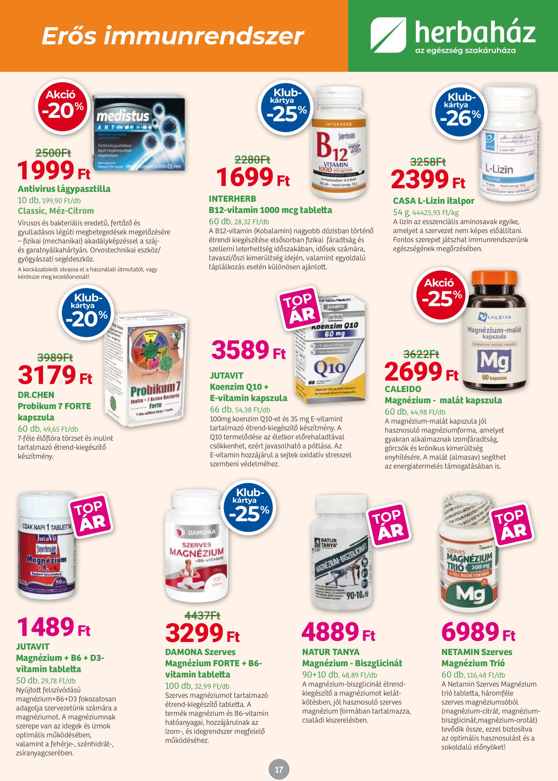 herbahaz - Herbaház akciós újság, érvényes 07.07. - 08.03. - page: 17