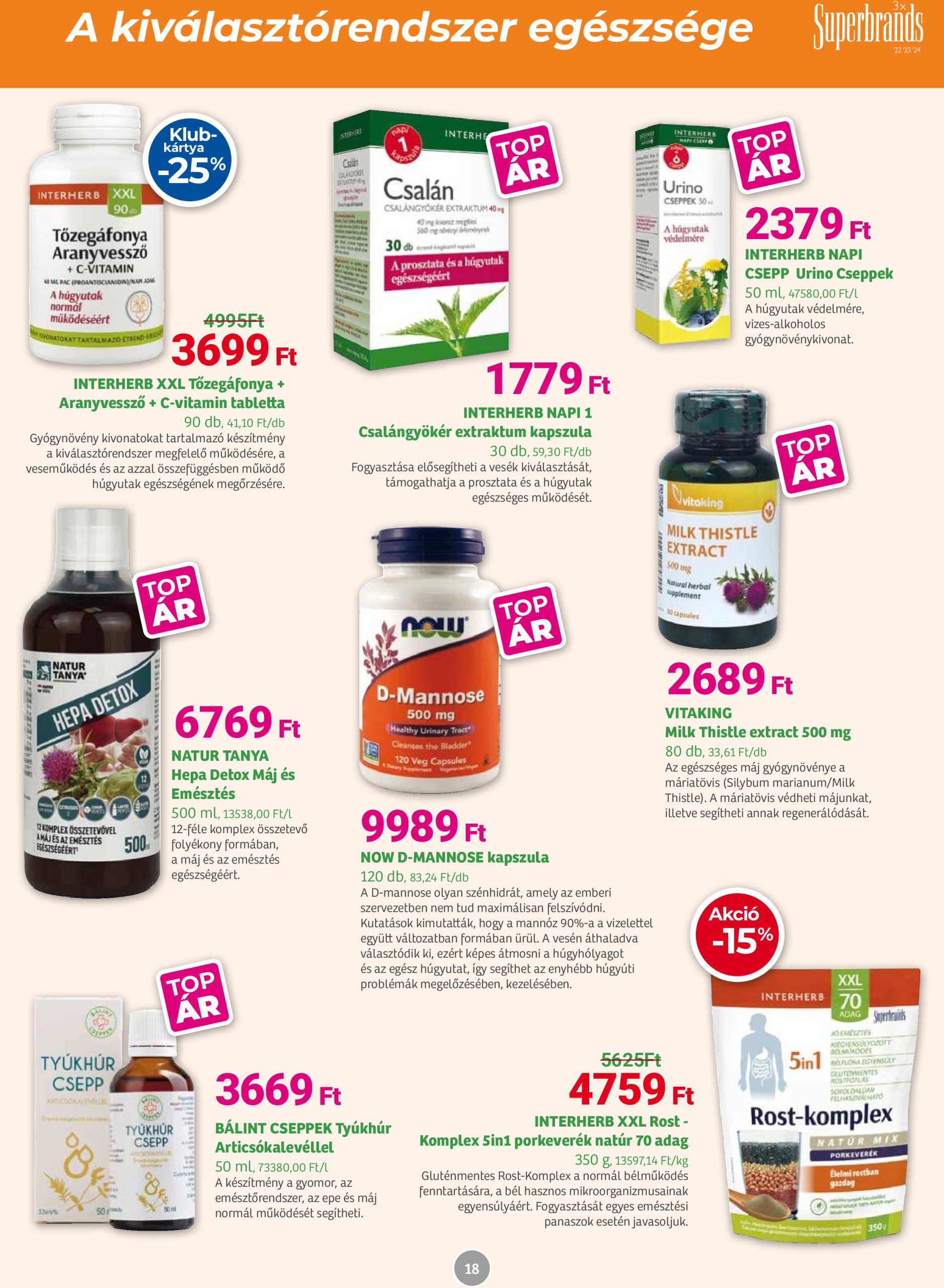 herbahaz - Herbaház akciós újság, érvényes 07.07. - 08.03. - page: 18
