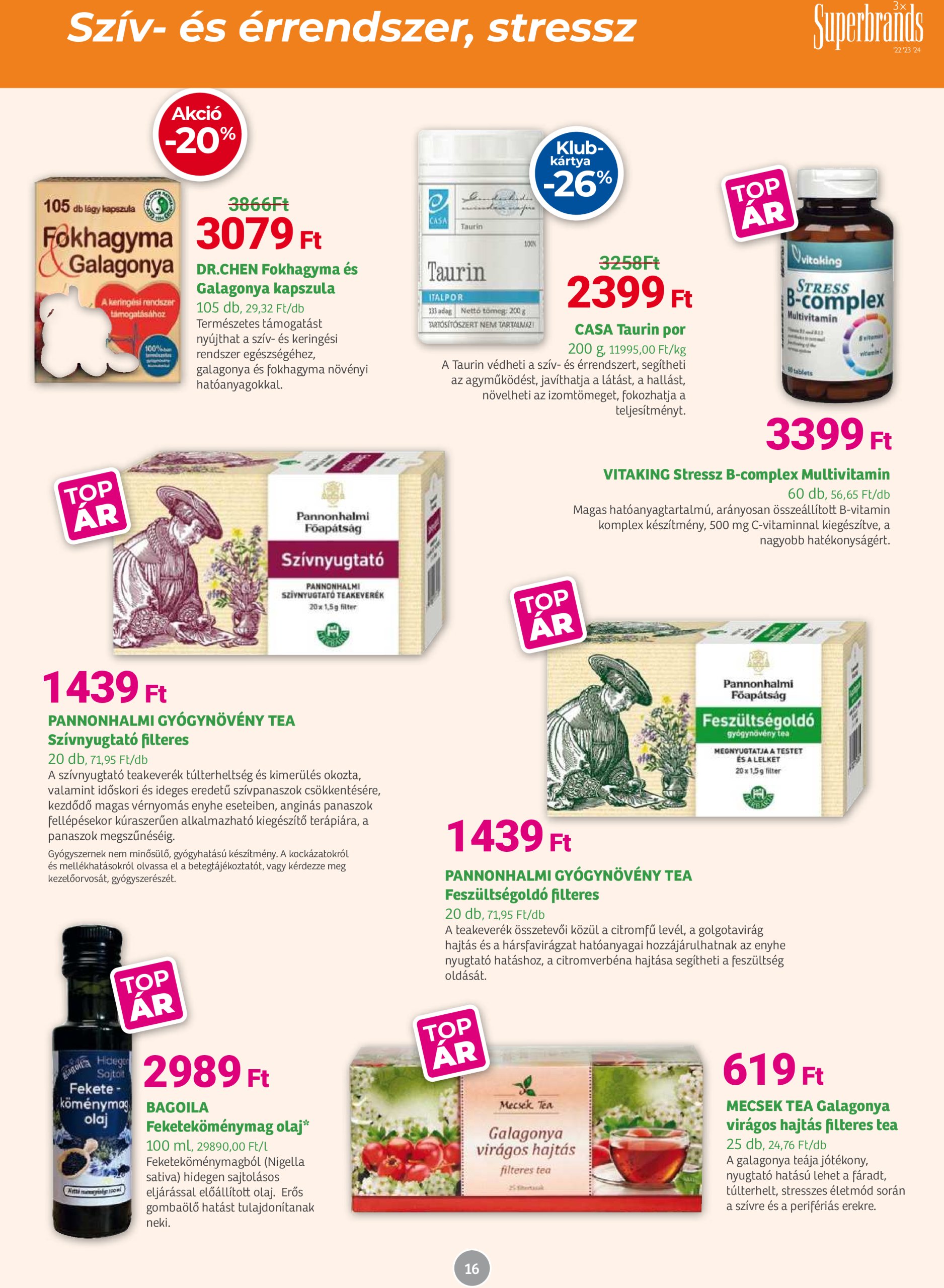 herbahaz - Herbaház akciós újság, érvényes 07.07. - 08.03. - page: 16