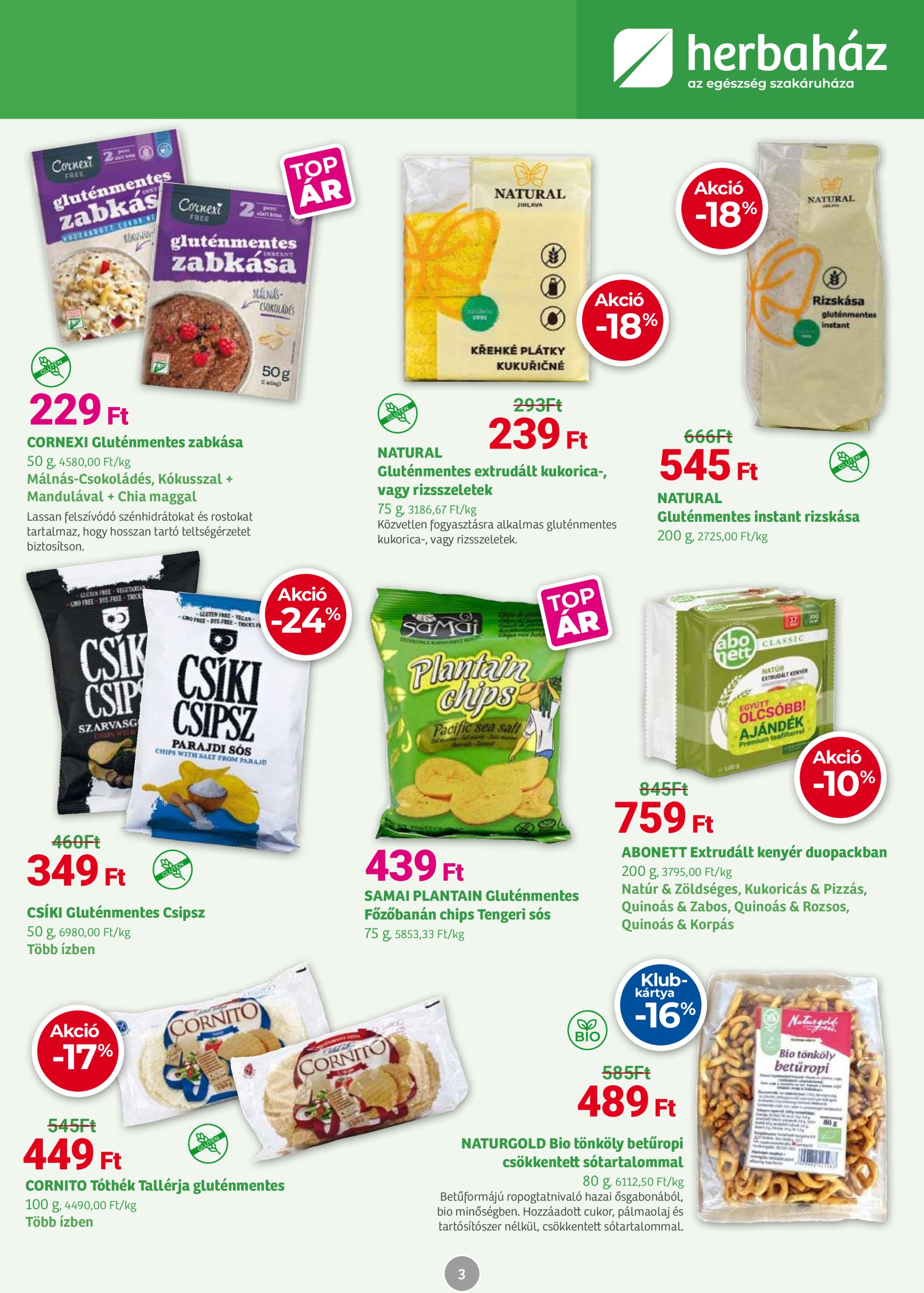 herbahaz - Herbaház akciós újság, érvényes 07.07. - 08.03. - page: 3