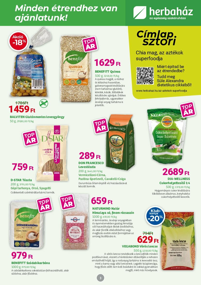 herbahaz - Herbaház akciós újság, érvényes 08.04. - 08.31. - page: 3