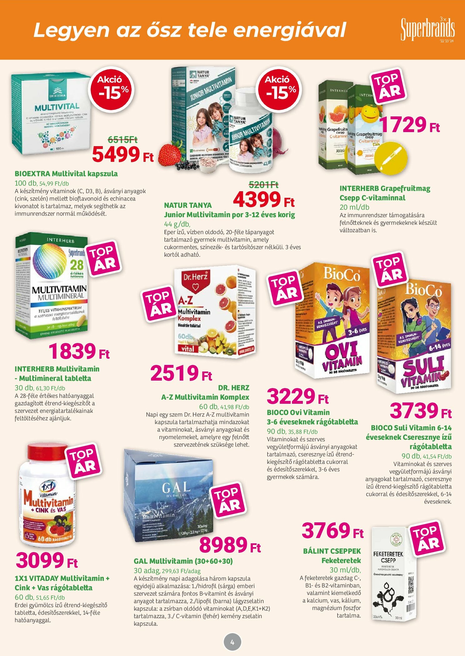 herbahaz - Herbaház akciós újság, érvényes 09.01. - 10.05. - page: 4