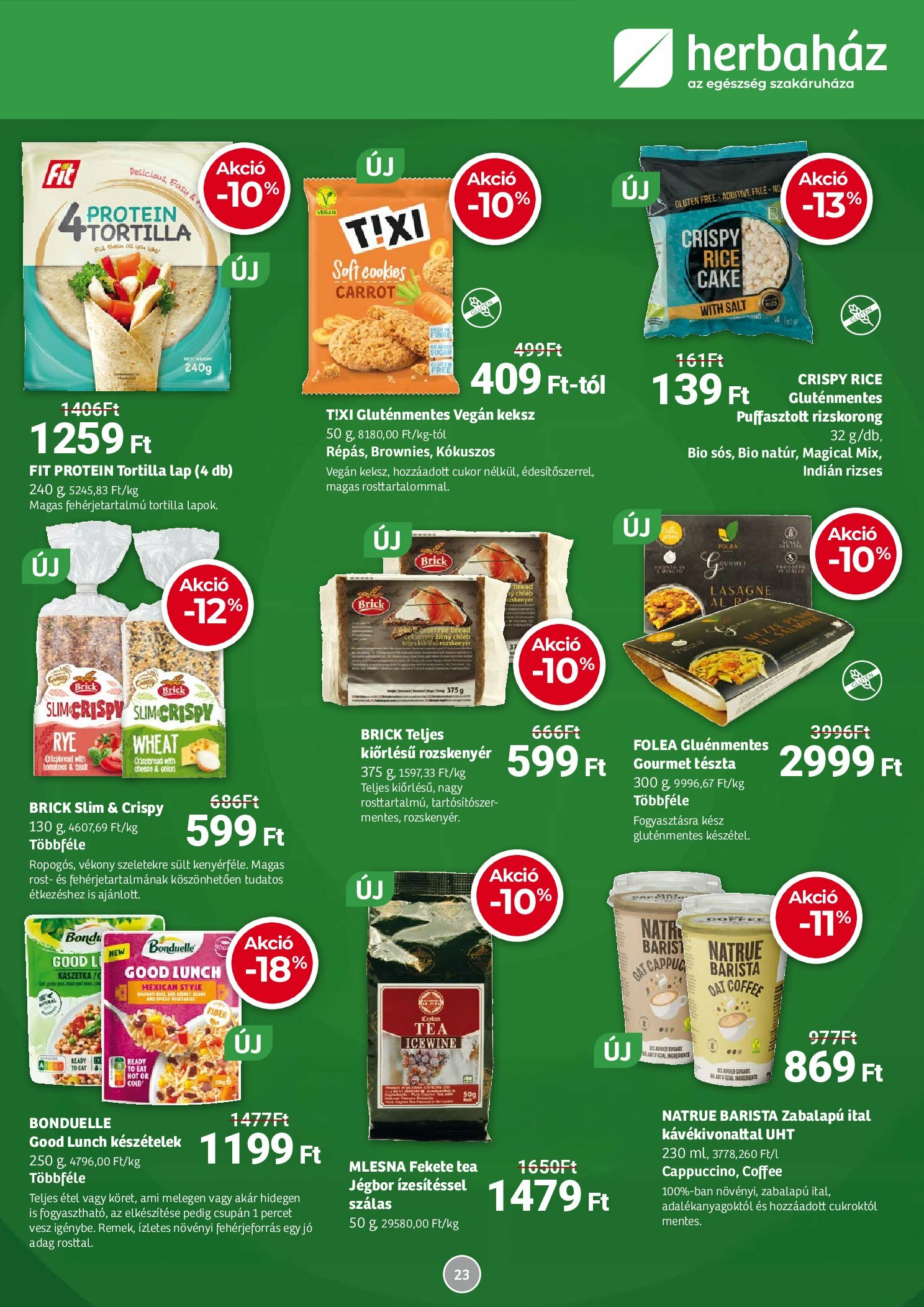 herbahaz - Herbaház akciós újság, érvényes 09.01. - 10.05. - page: 23