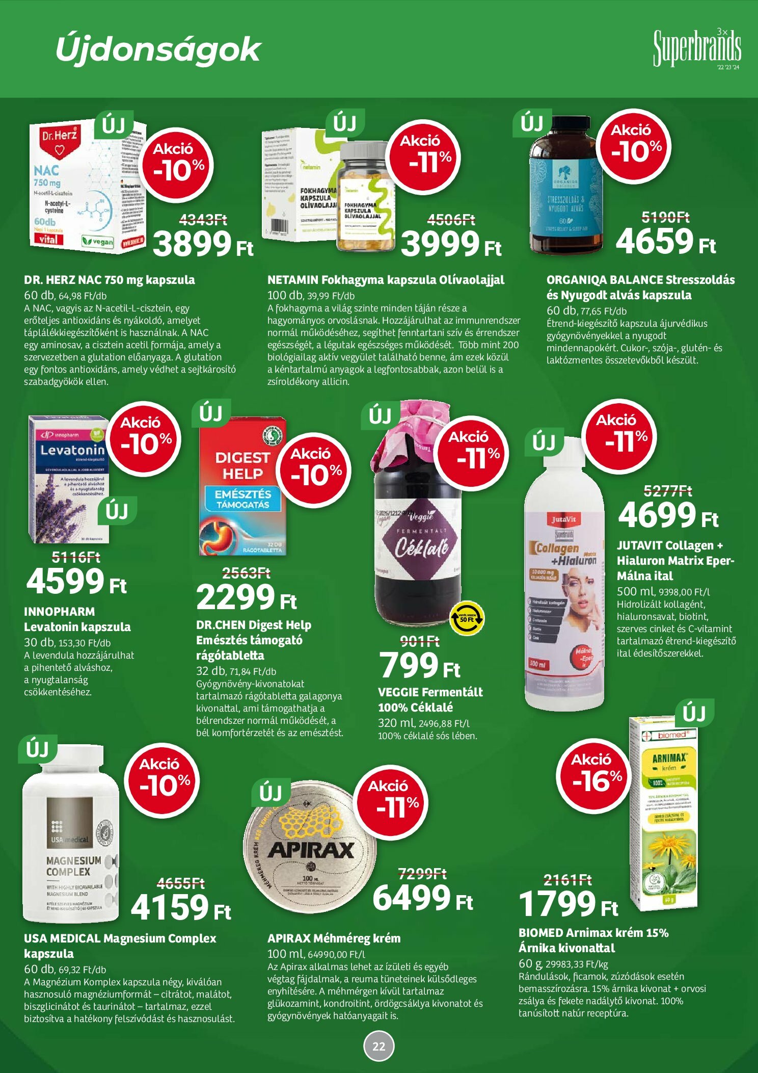 herbahaz - Herbaház akciós újság, érvényes 09.01. - 10.05. - page: 22