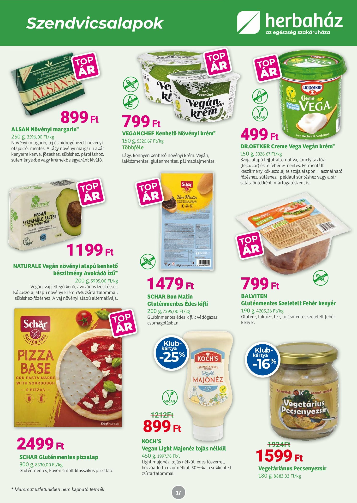 herbahaz - Herbaház akciós újság, érvényes 09.01. - 10.05. - page: 17
