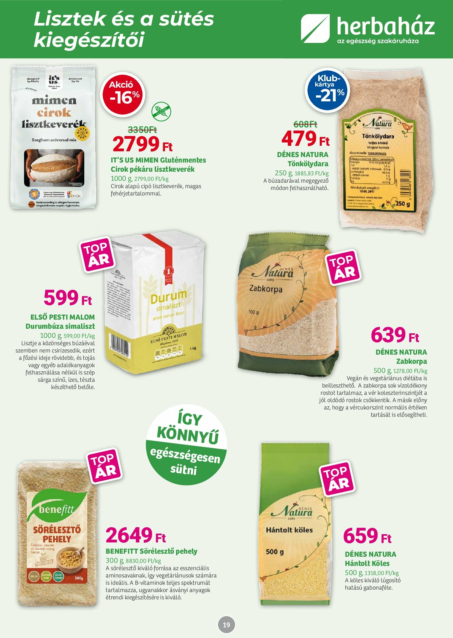 herbahaz - Herbaház akciós újság, érvényes 09.01. - 10.05. - page: 19