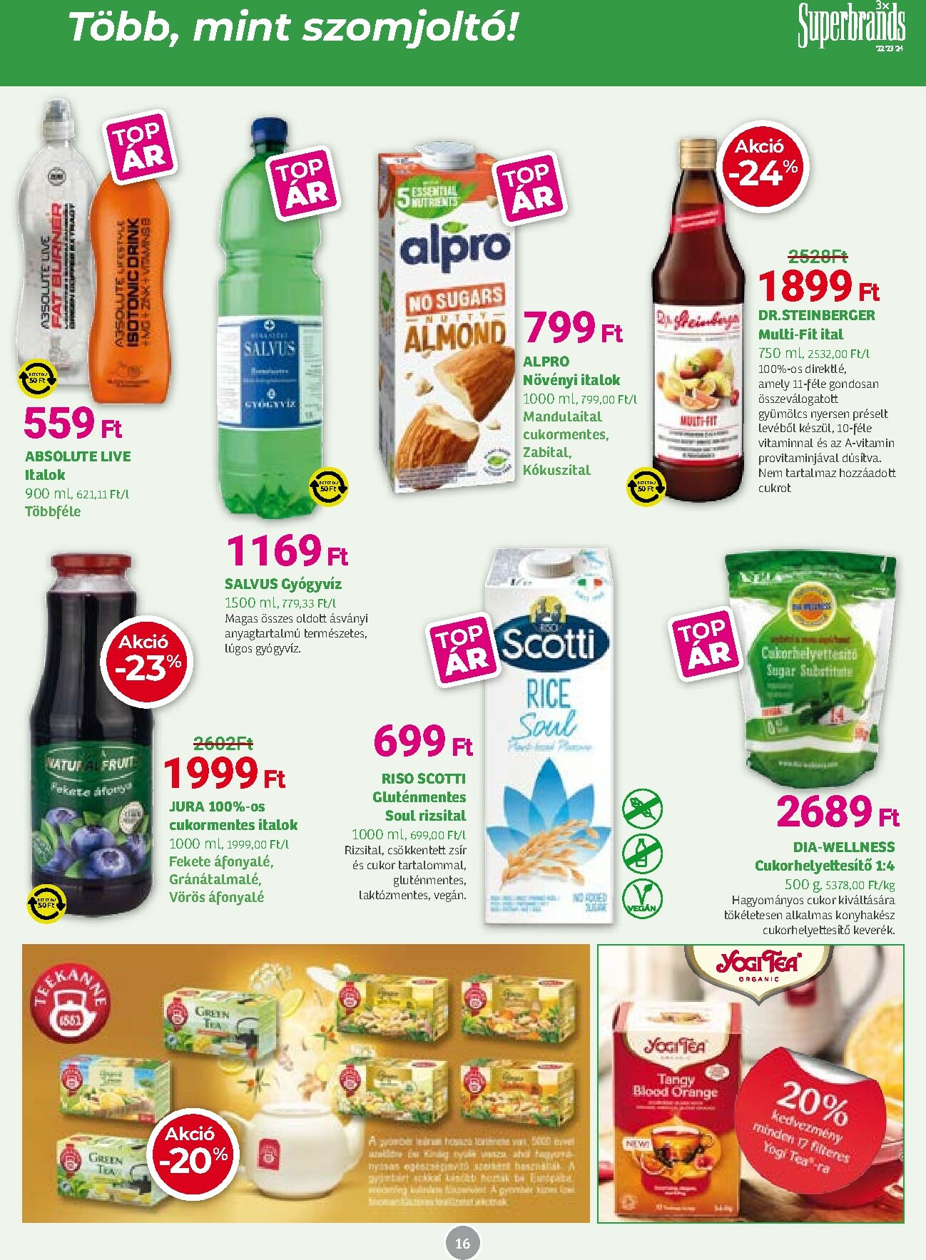 herbahaz - Herbaház akciós újság, érvényes 10.06. - 11.02. - page: 16