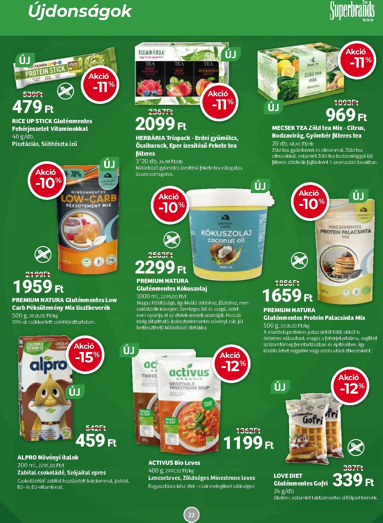 herbahaz - Herbaház akciós újság, érvényes 10.06. - 11.02. - page: 22