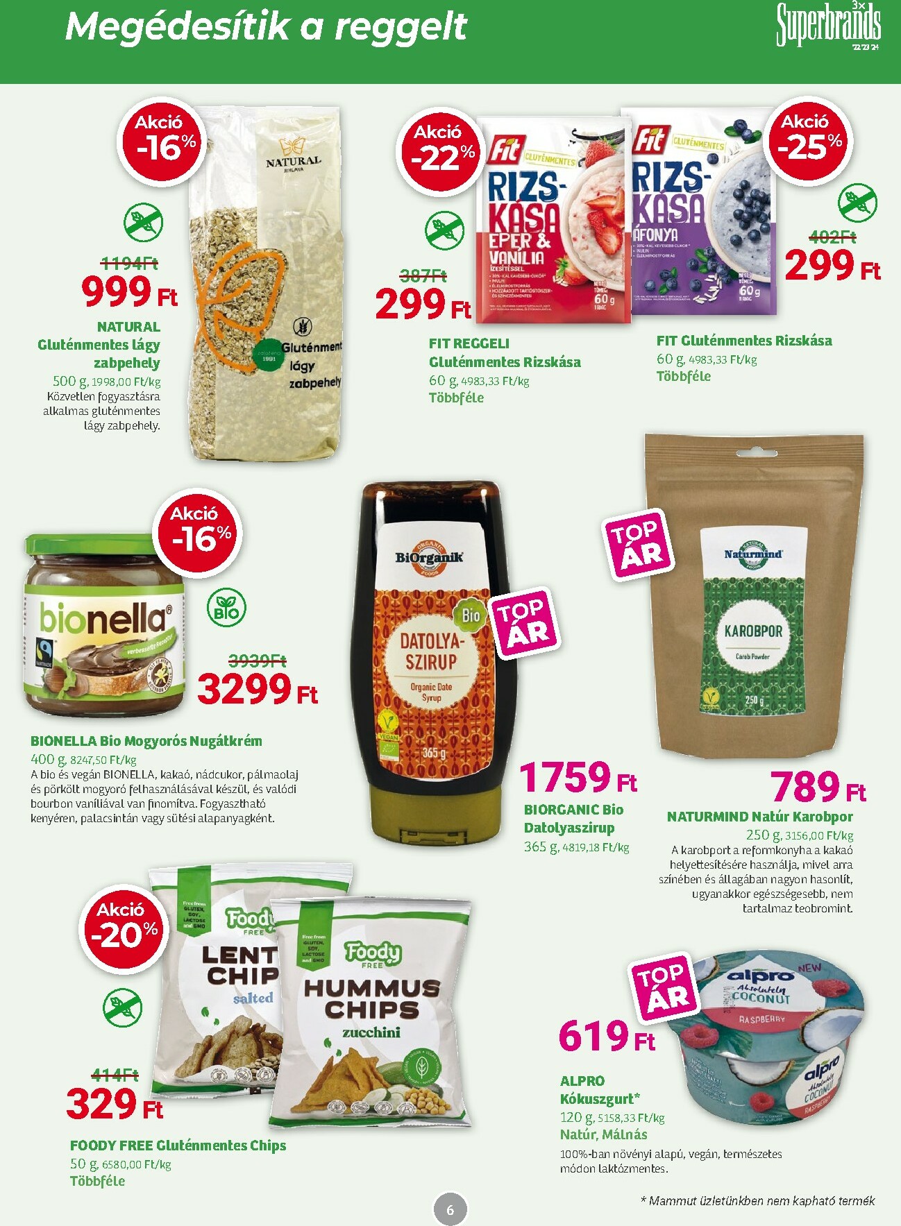 herbahaz - Herbaház akciós újság, érvényes 11.03. - 11.30. - page: 6
