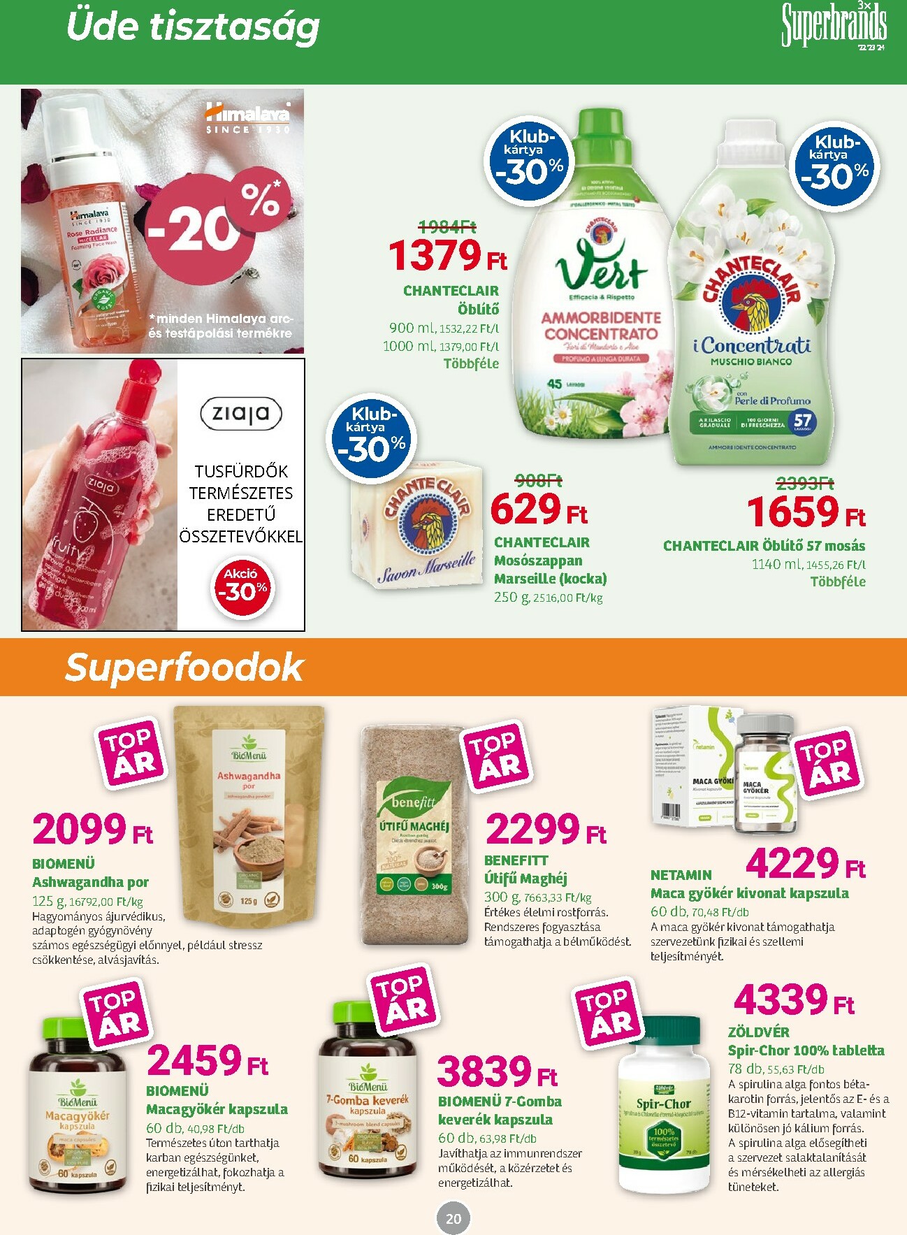 herbahaz - Herbaház akciós újság, érvényes 11.03. - 11.30. - page: 20