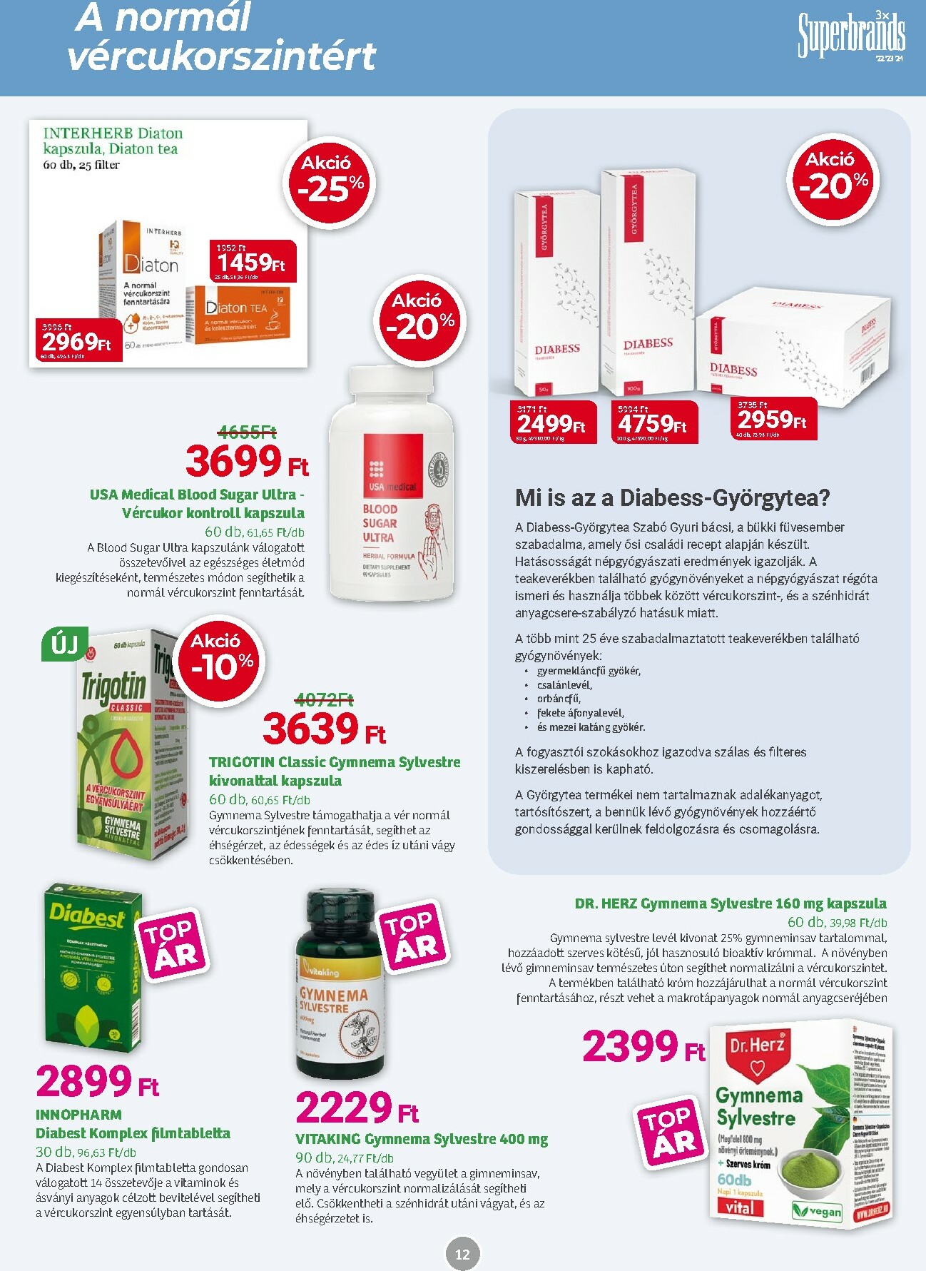 herbahaz - Herbaház akciós újság, érvényes 11.03. - 11.30. - page: 12