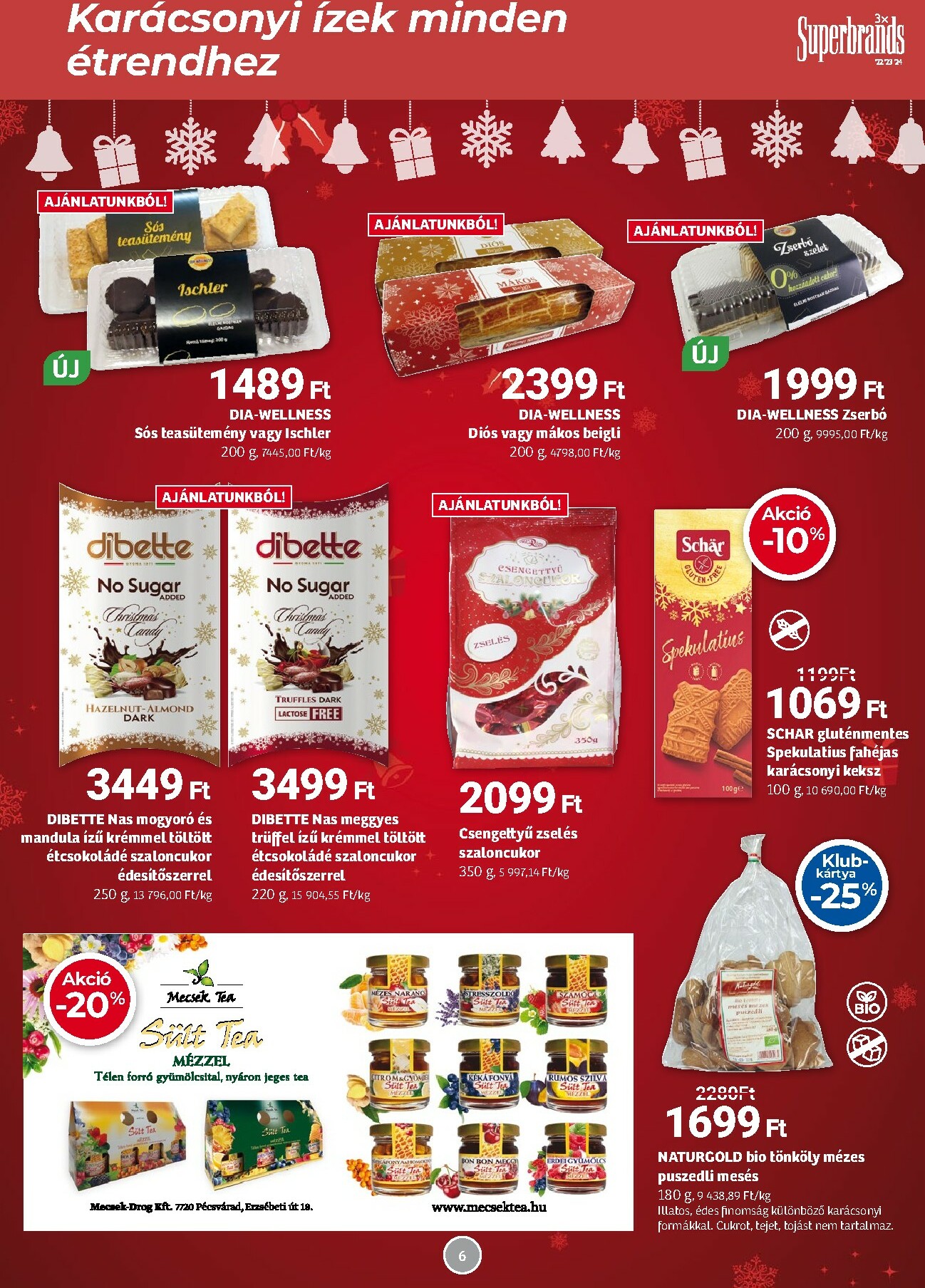 herbahaz - Herbaház akciós újság, érvényes 12.01. - 01.04. - page: 6