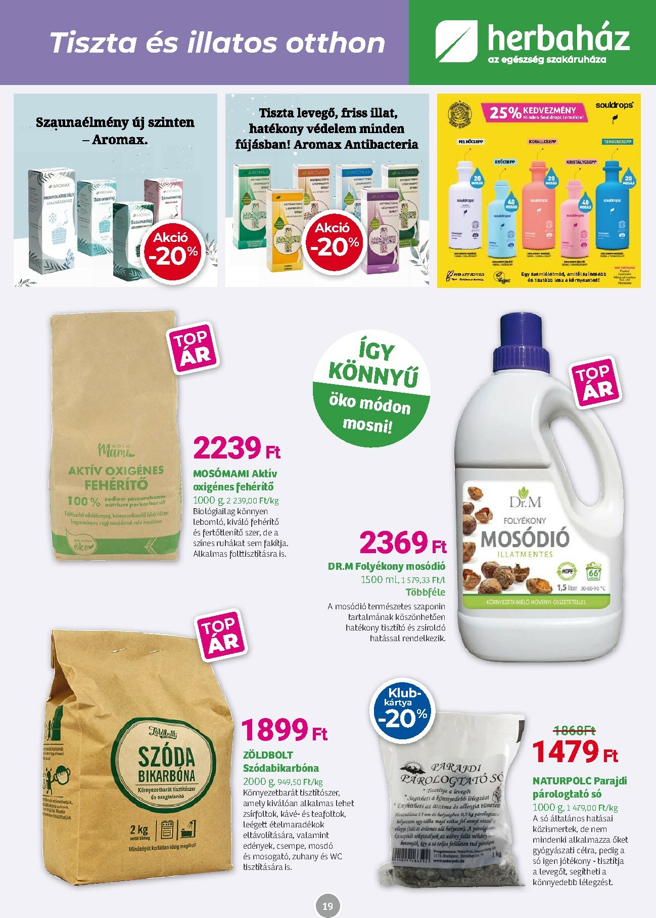 herbahaz - Herbaház akciós újság, érvényes 01.05. - 02.01. - page: 19