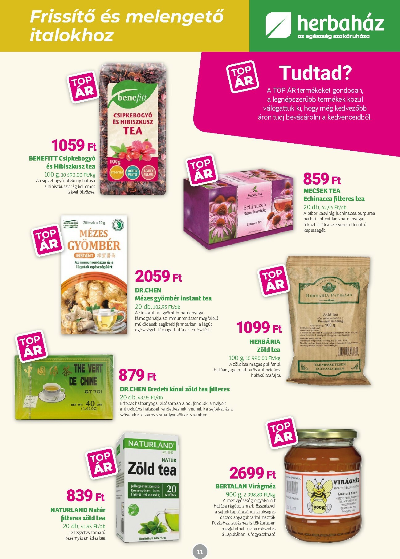herbahaz - Herbaház akciós újság, érvényes 2026.02.02. - 2026.03.03. - page: 11