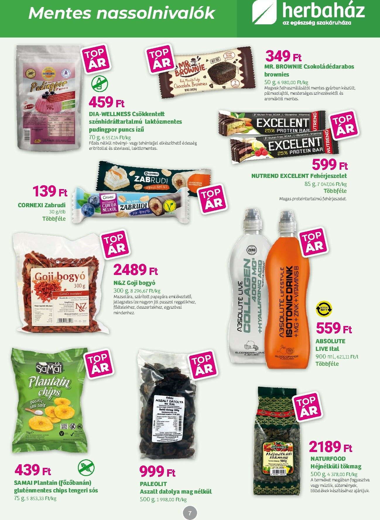 herbahaz - Herbaház akciós újság, érvényes 2026.02.02. - 2026.03.03. - page: 7