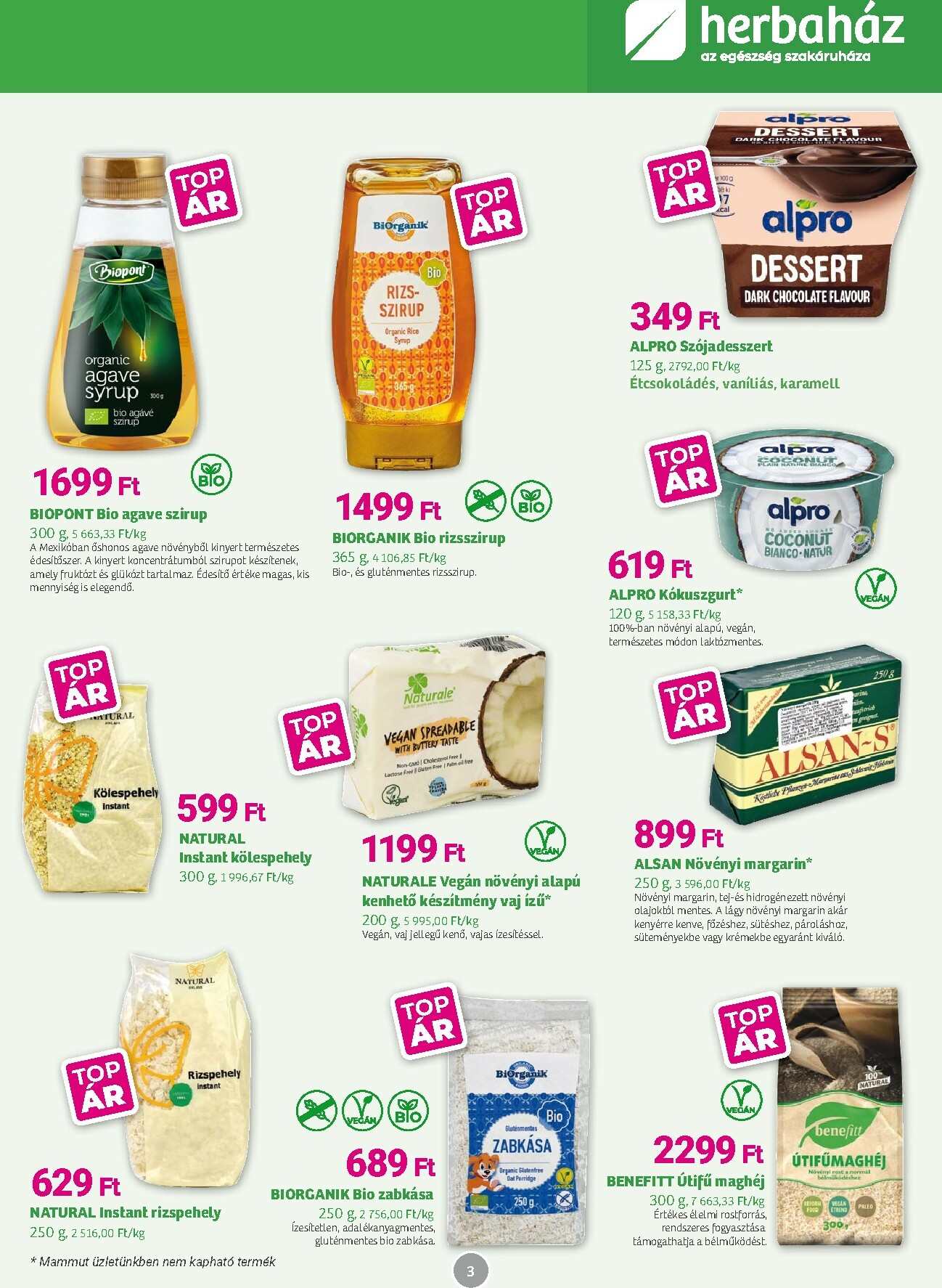 herbahaz - Herbaház akciós újság, érvényes 2026.02.02. - 2026.03.03. - page: 3
