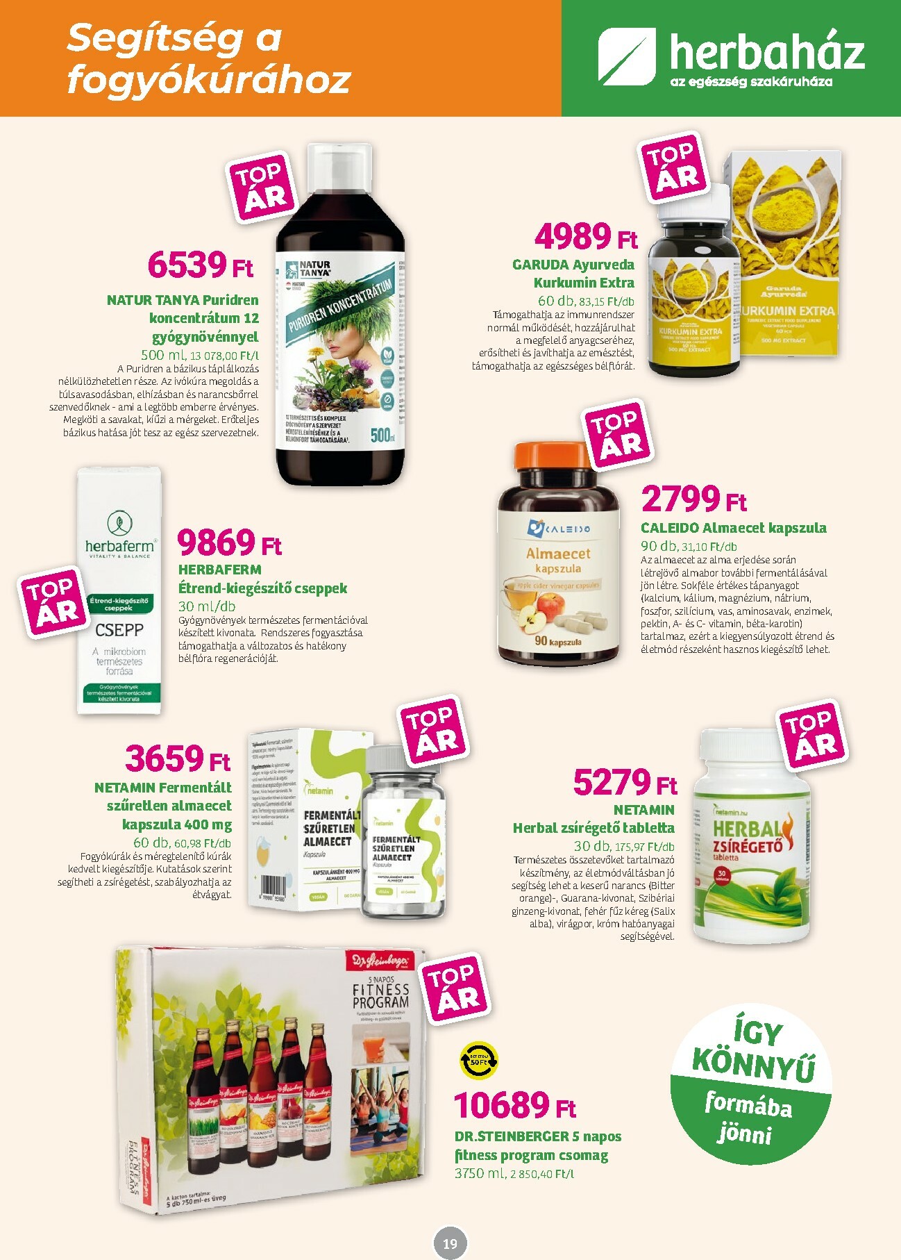herbahaz - Herbaház akciós újság, érvényes 2026.02.02. - 2026.03.03. - page: 19