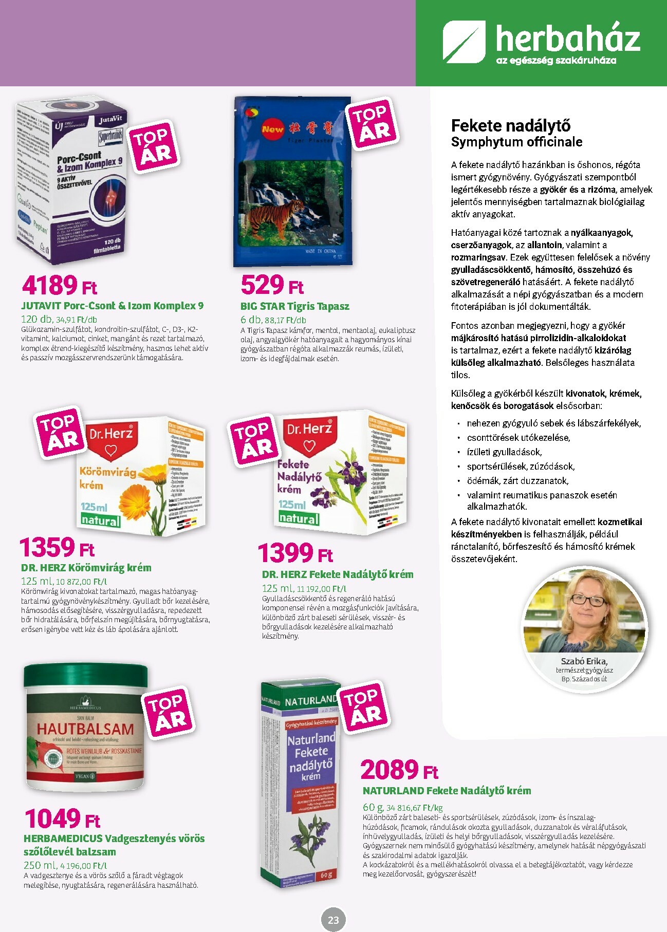 herbahaz - Herbaház akciós újság, érvényes 2026.02.02. - 2026.03.03. - page: 23